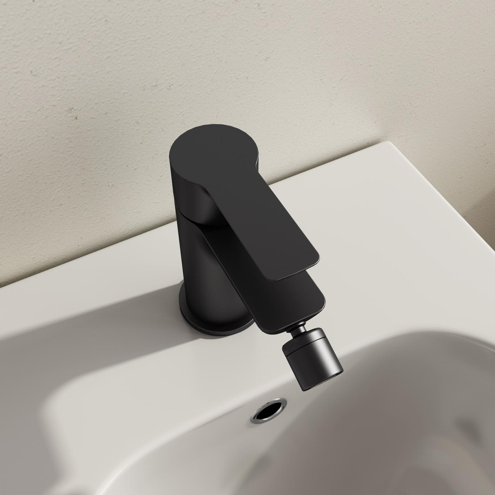 Miscelatore bidet 12,6h cm nero opaco – Key
