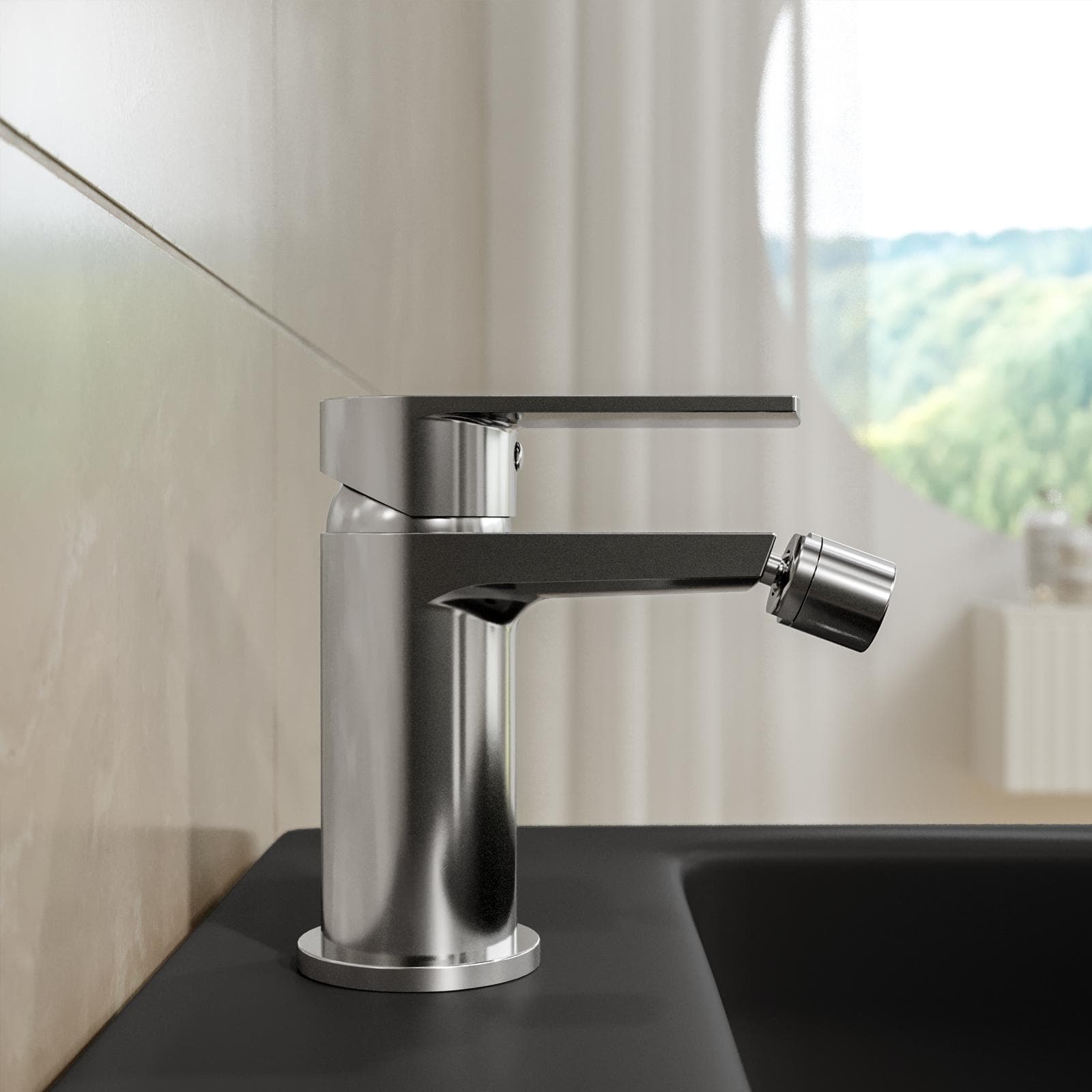 Miscelatore bidet 12h cm cromo – Fluid