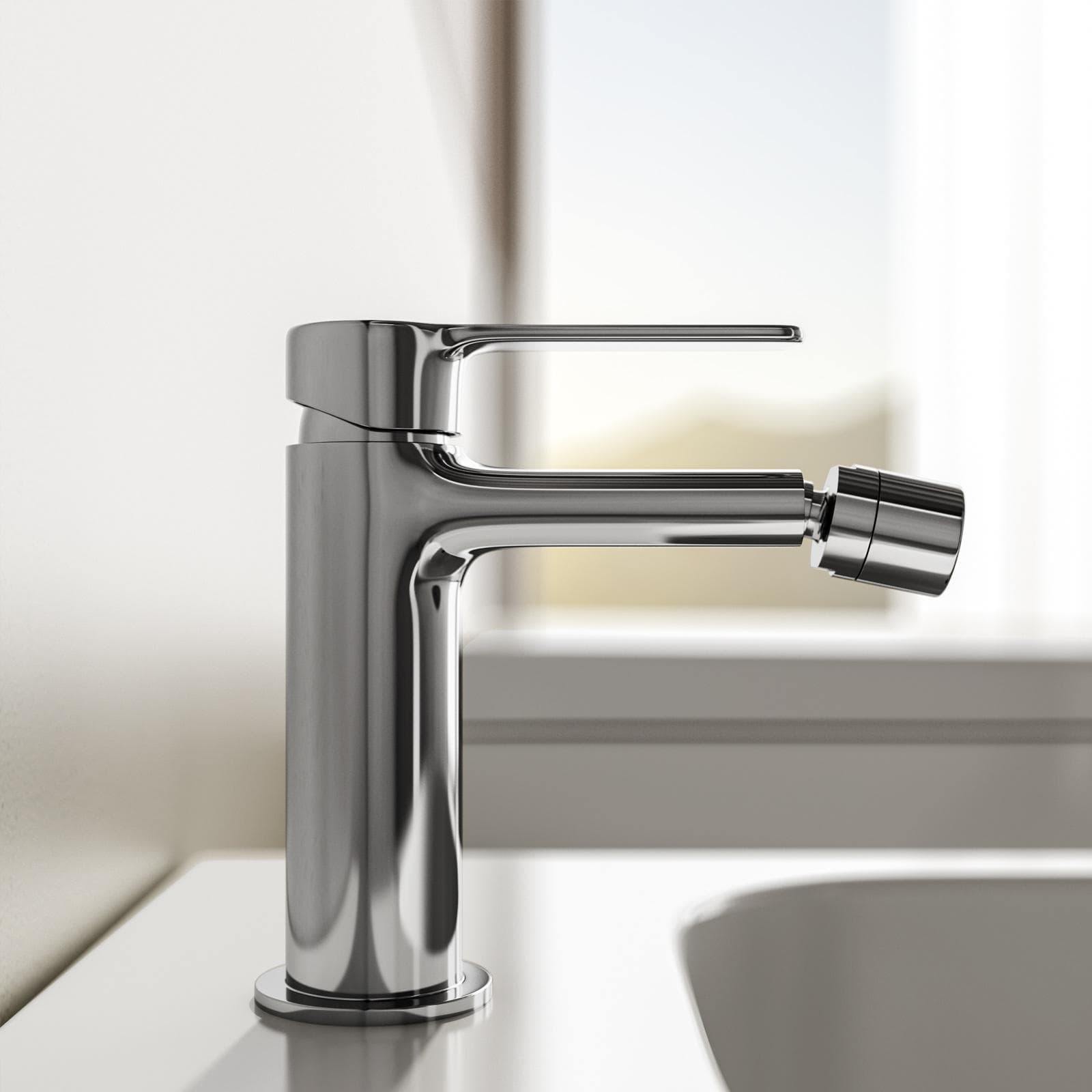 Miscelatore bidet senza scarico 14h cm cromo - Tila