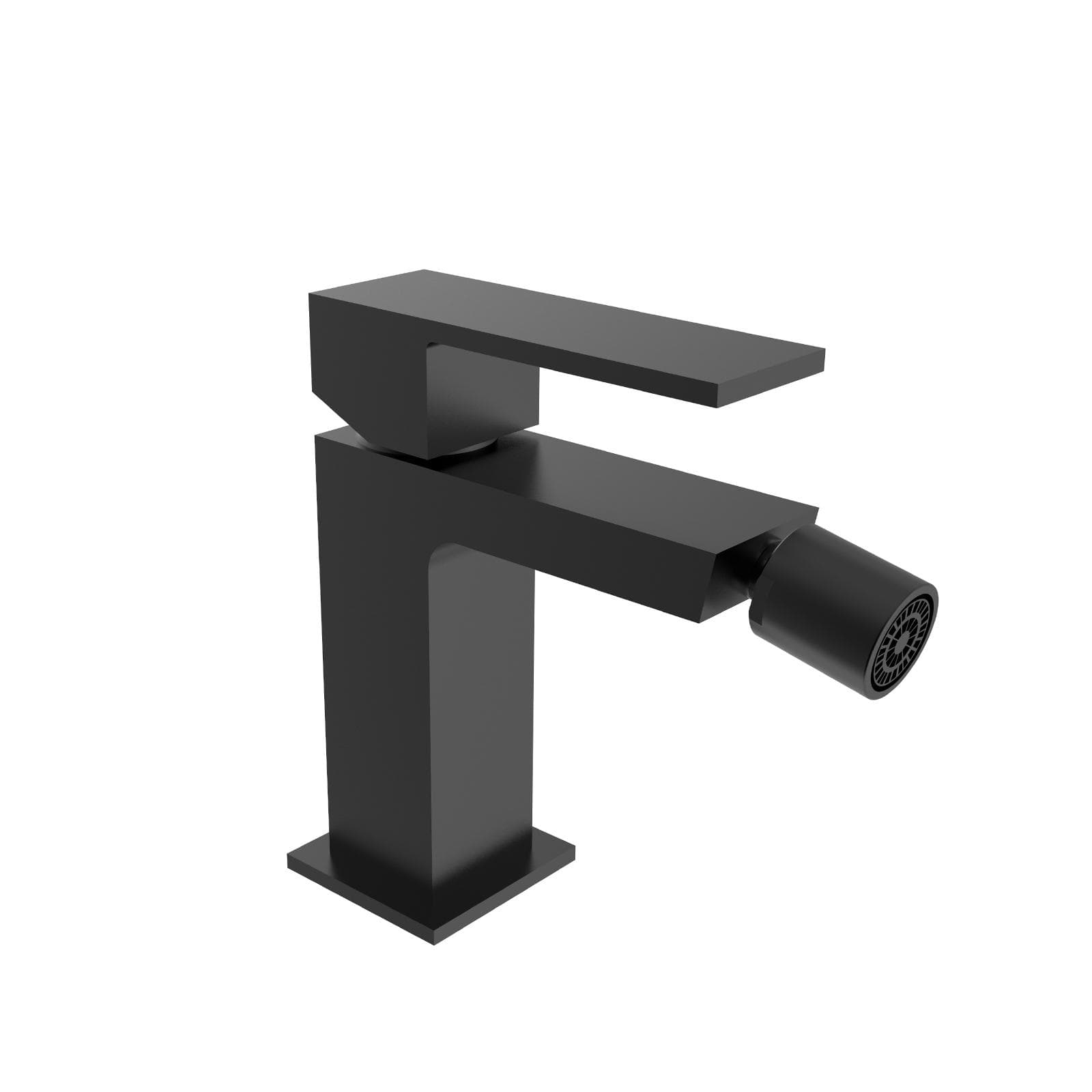 Miscelatore bidet senza scarico 14h cm nero opaco - Tiamat