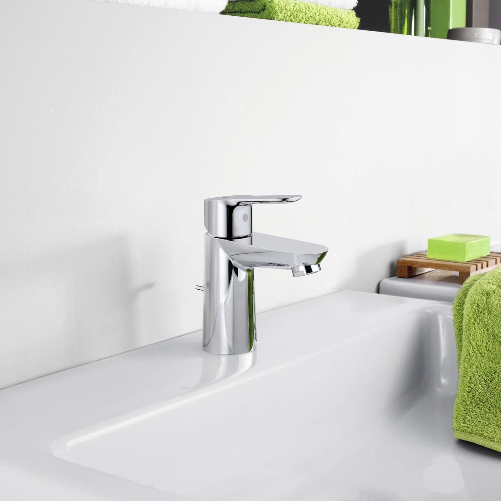 Miscelatore lavabo con scarico taglia S cromato - BauEdge di Grohe