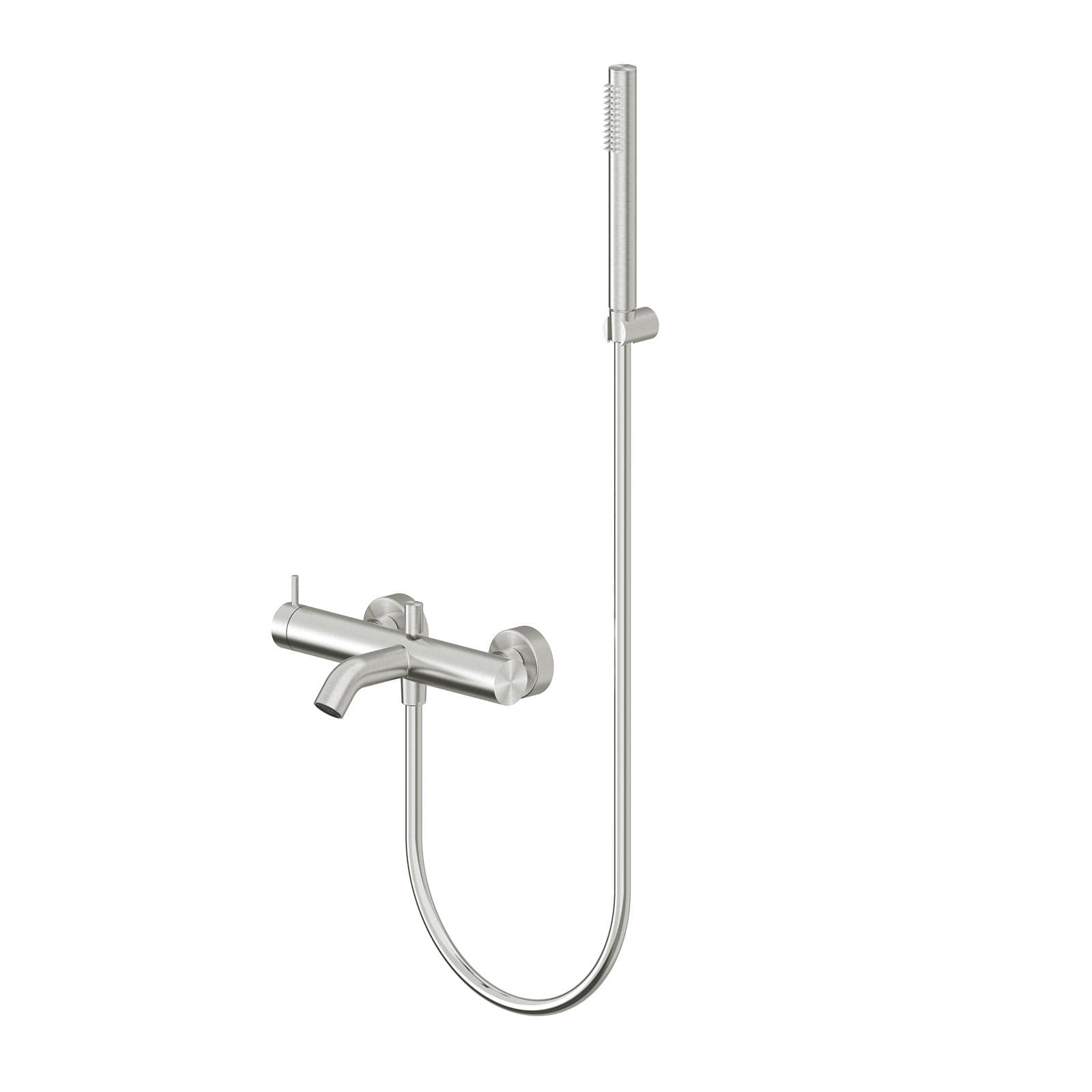 Miscelatore esterno vasca in acciaio inox 316 satinato – Pure