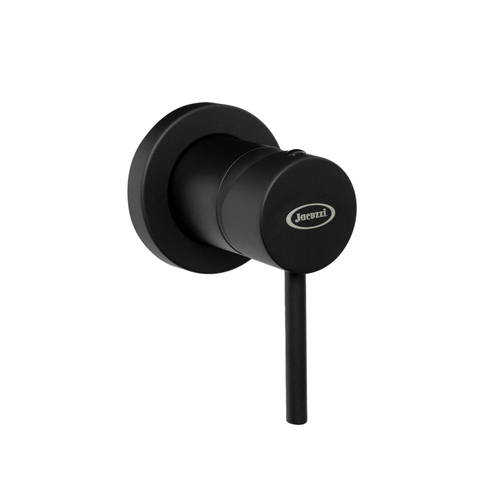Miscelatore lavabo a muro canna 19 cm nero opaco - Gun di Jacuzzi - Rubinetteria