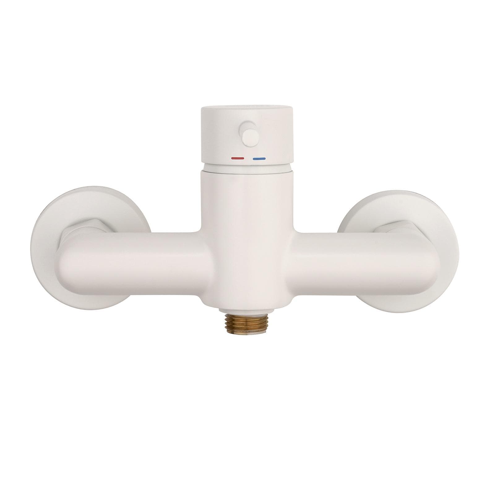 Miscelatore esterno doccia bianco opaco - Gun di Jacuzzi - Rubinetteria