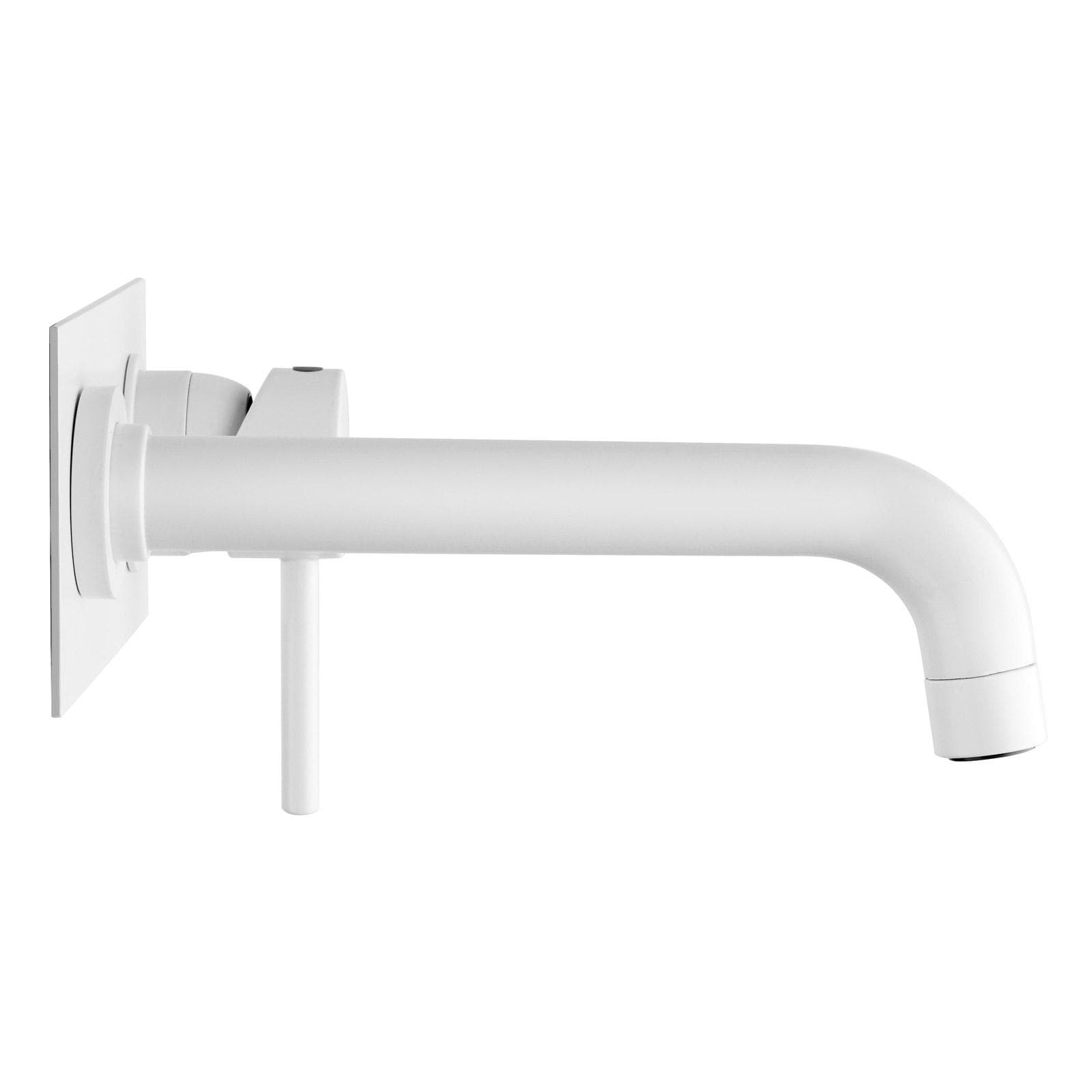 Miscelatore lavabo incasso canna 19 cm bianco opaco - Gun di Jacuzzi - Rubinetteria