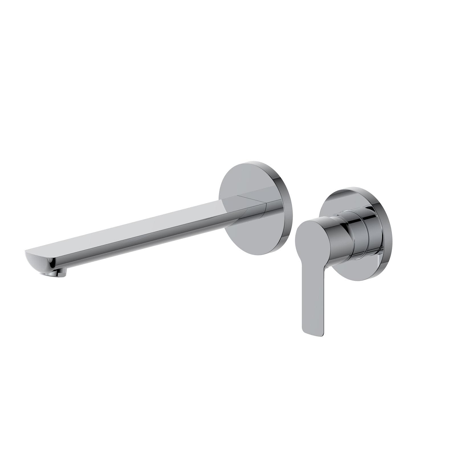 Miscelatore lavabo a muro canna 25 cm cromo– Key