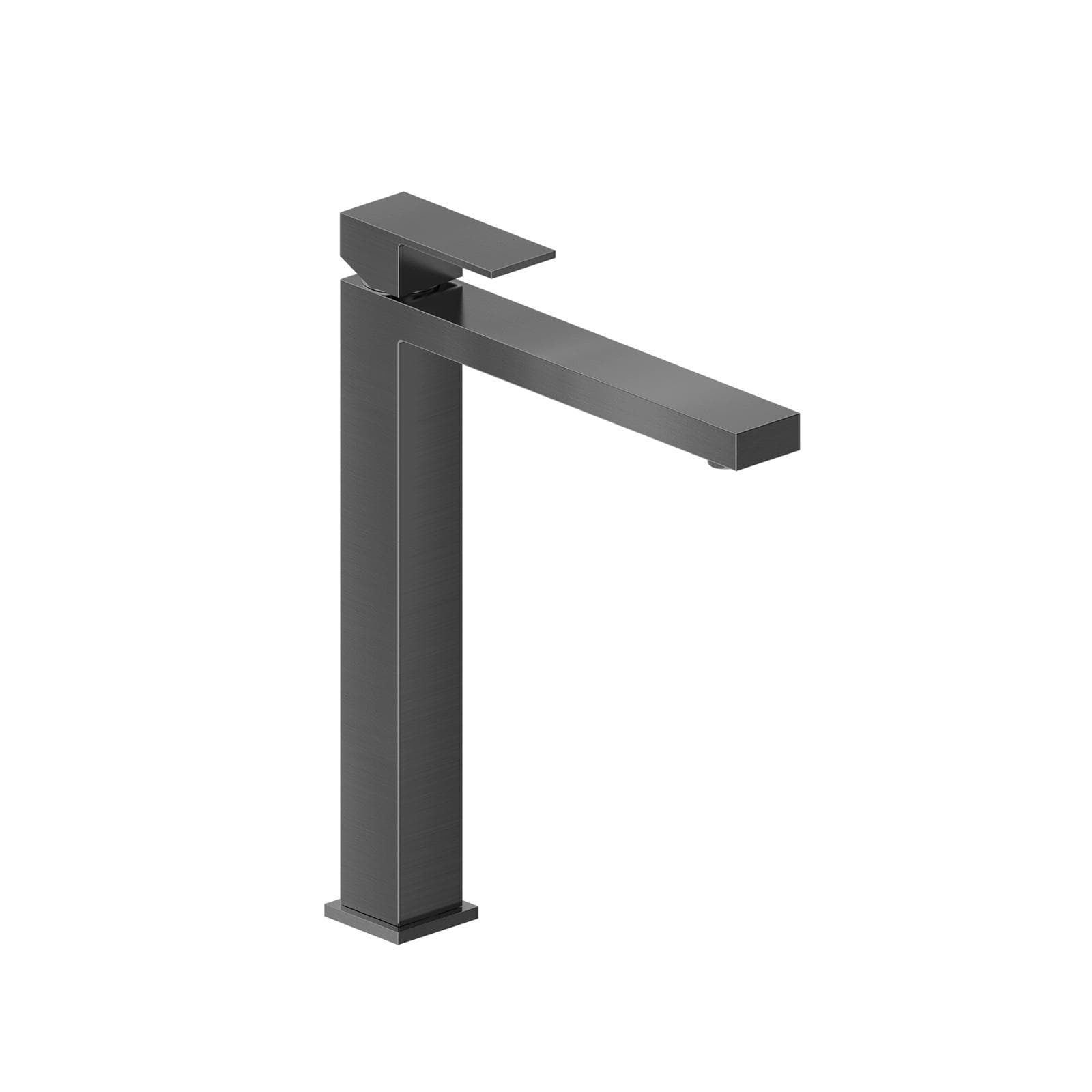 Miscelatore lavabo alto in ottone nero spazzolato anti-impronta - kyria