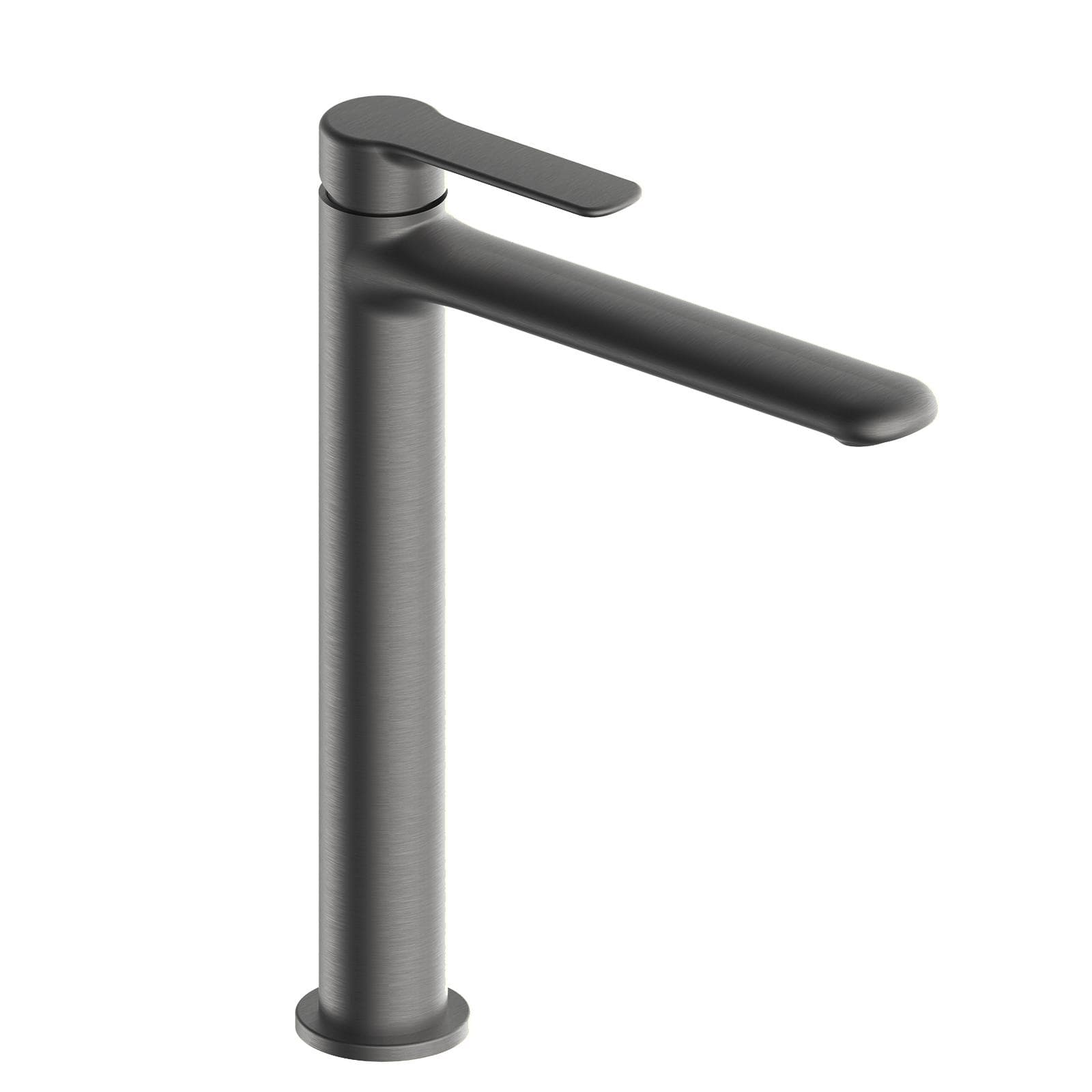 Miscelatore lavabo alto in ottone nero spazzolato - Tila