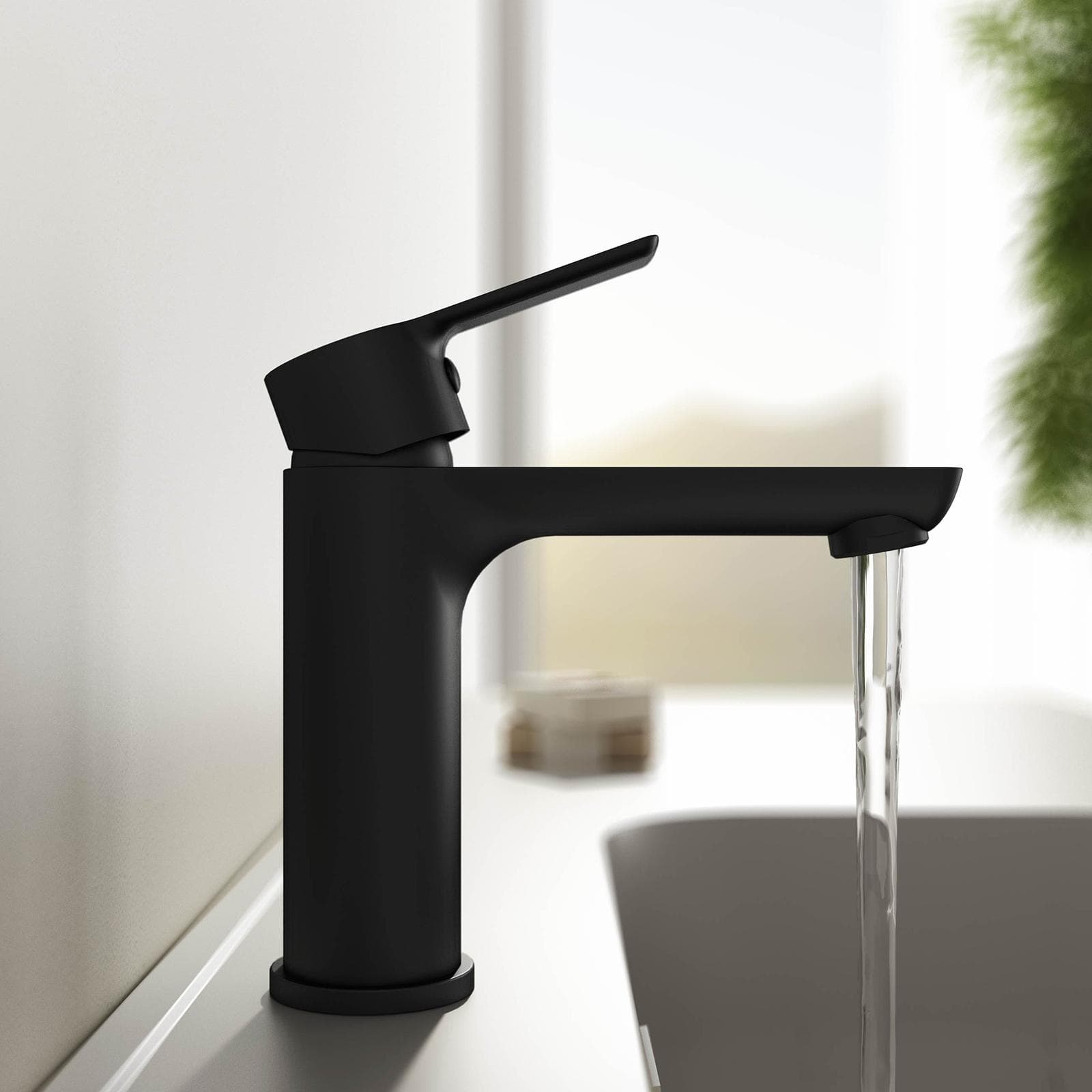 Miscelatore lavabo in ottone nero opaco – Key