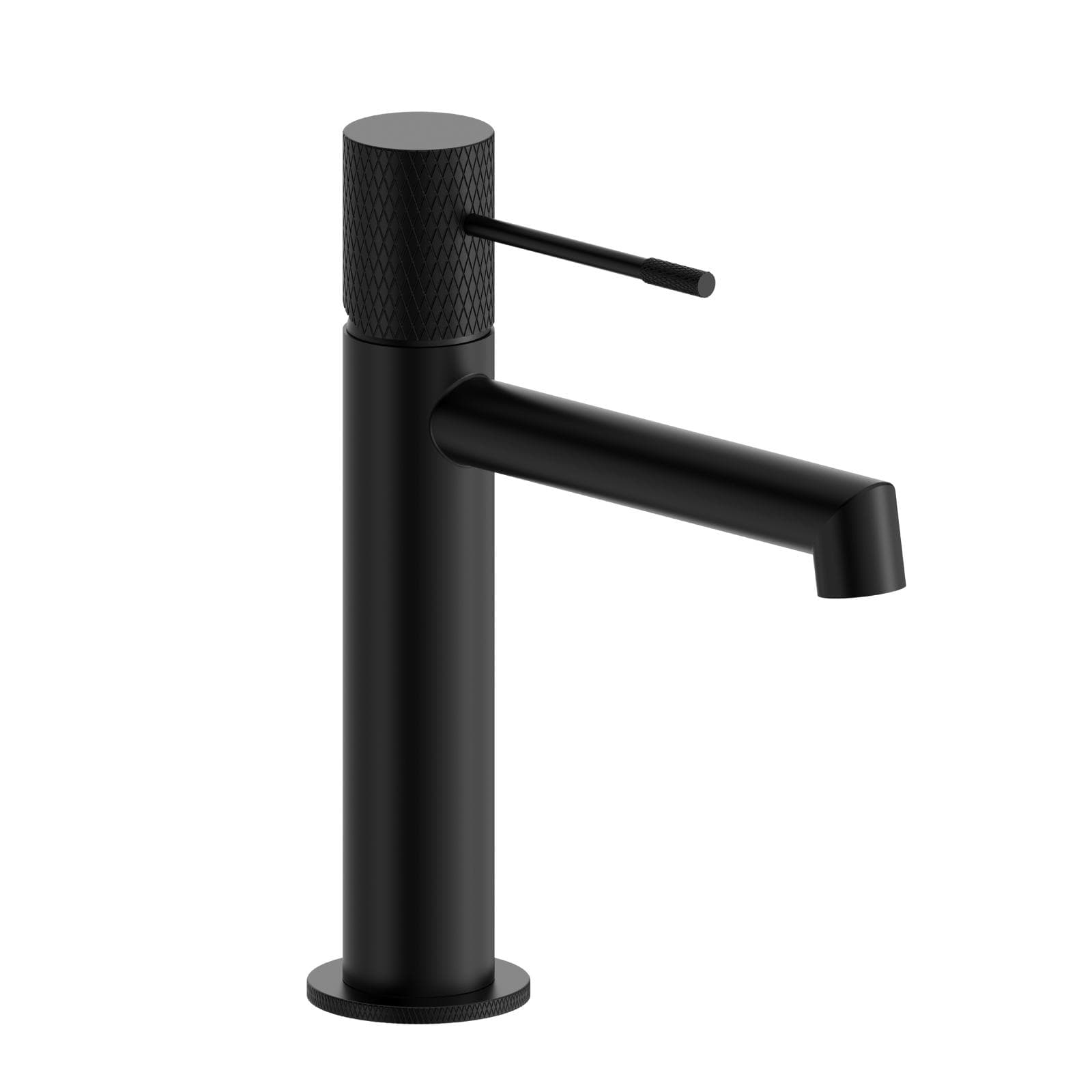 Miscelatore lavabo in ottone nero opaco - Crystal