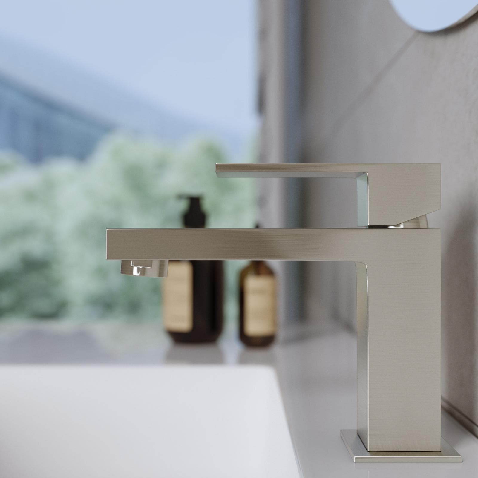 Miscelatore lavabo in ottone spazzolato - Tiamat