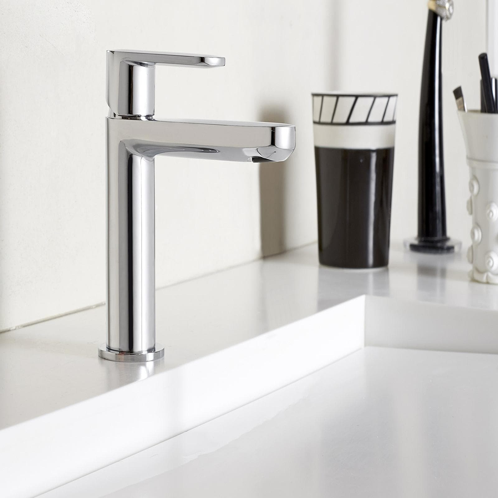Miscelatore lavabo senza scarico cromato - Candy di Paffoni