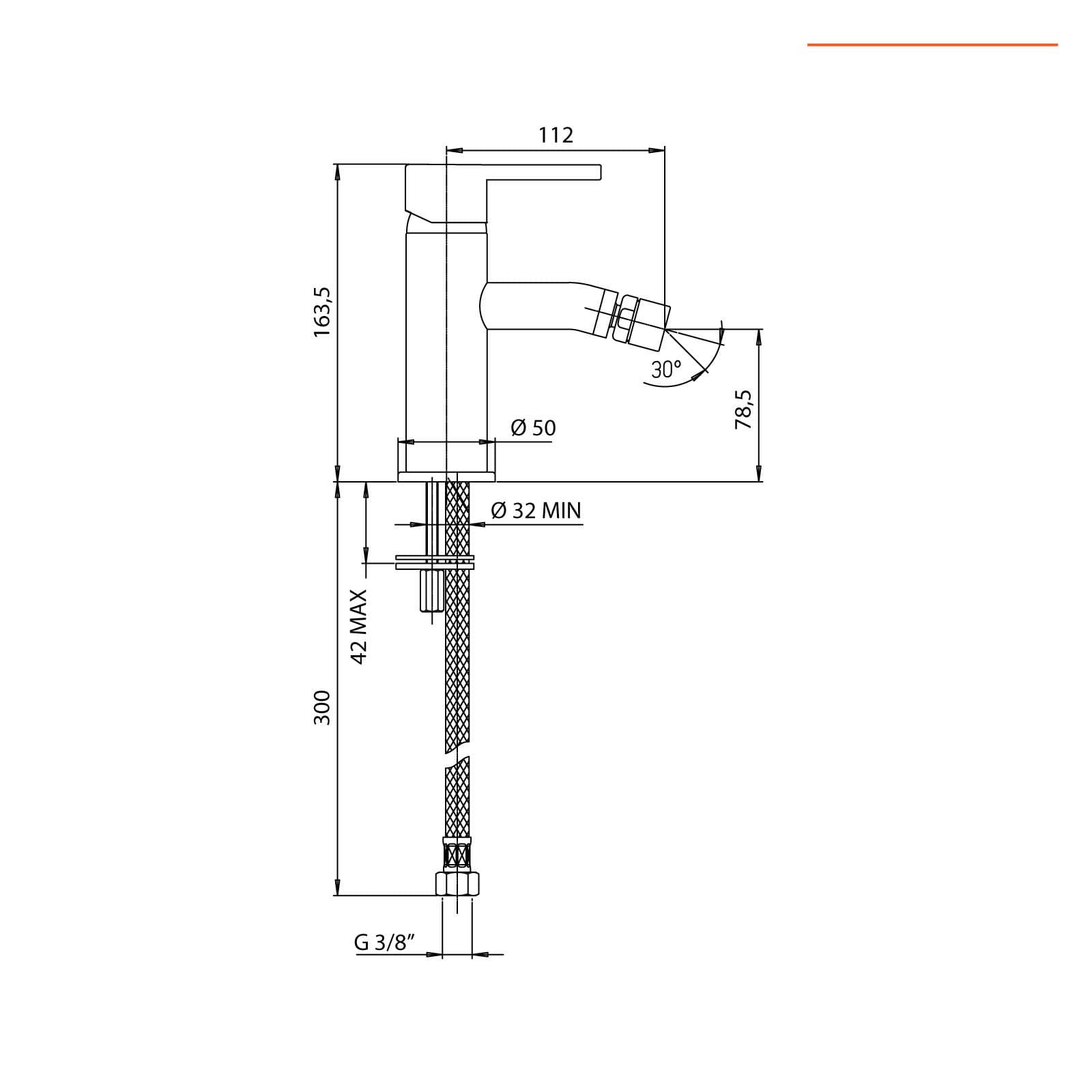 Miscelatori in set Jacuzzi - Rubinetteria Gun lavabo + bidet + incasso doccia con deviatore ottone cromato