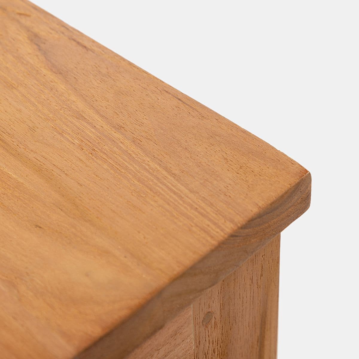 Mobile bagno portalavabo 100 cm con 2 ante in teak naturale - Beyan
