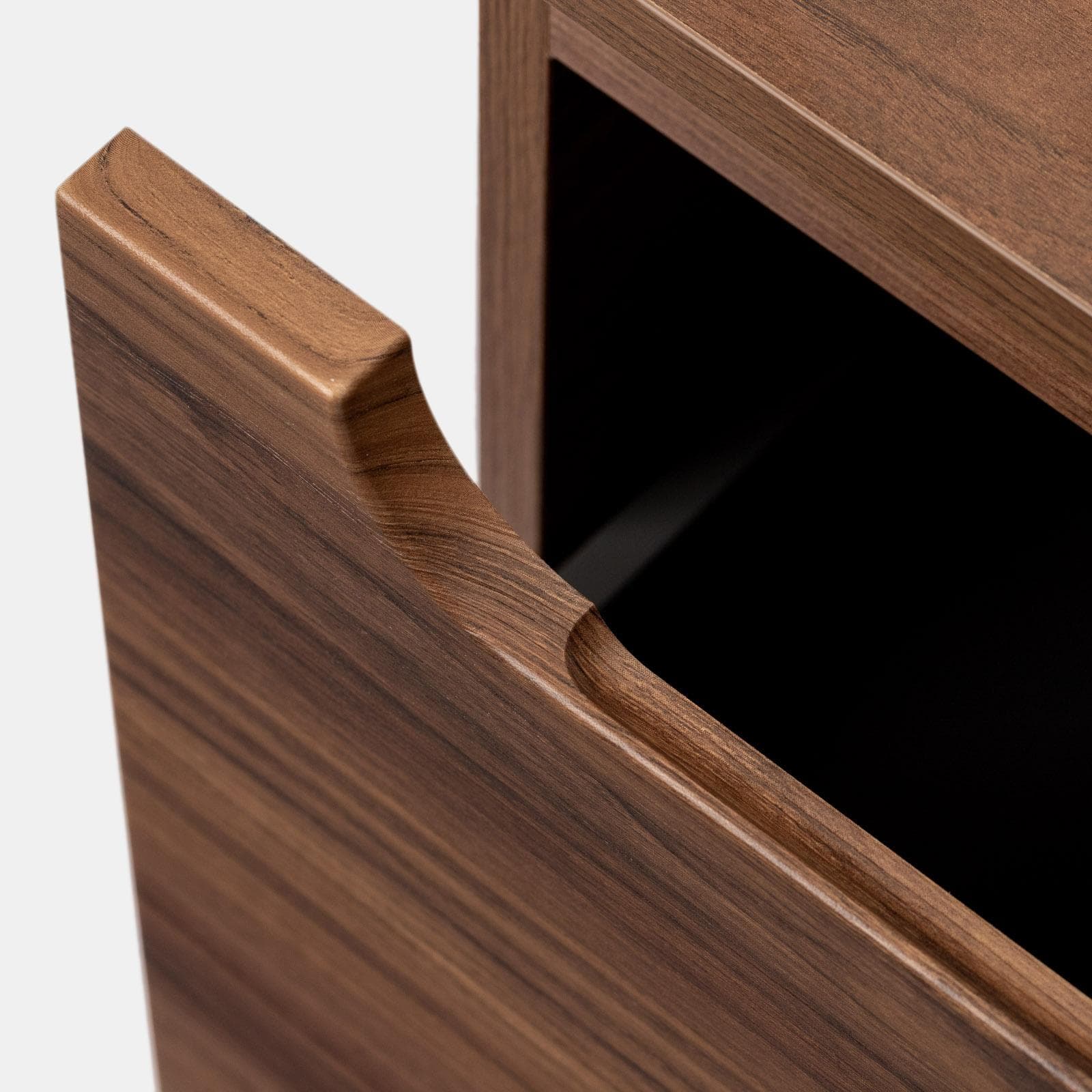 Mobile bagno sospeso 100 cm rovere deciso con top e specchio - Sleek