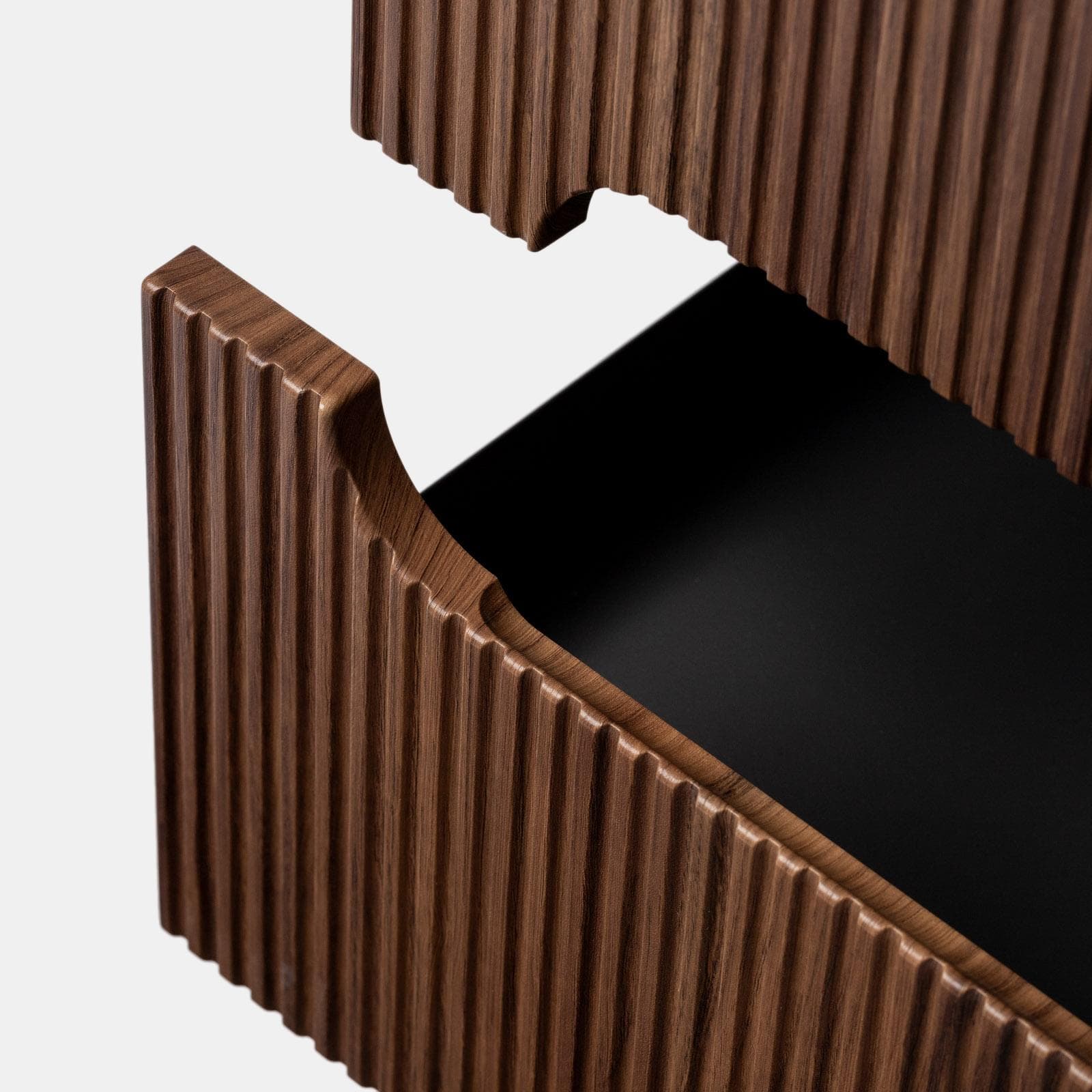 Mobile bagno sospeso 120 cm cannettato rovere deciso con top e specchio - Tayga