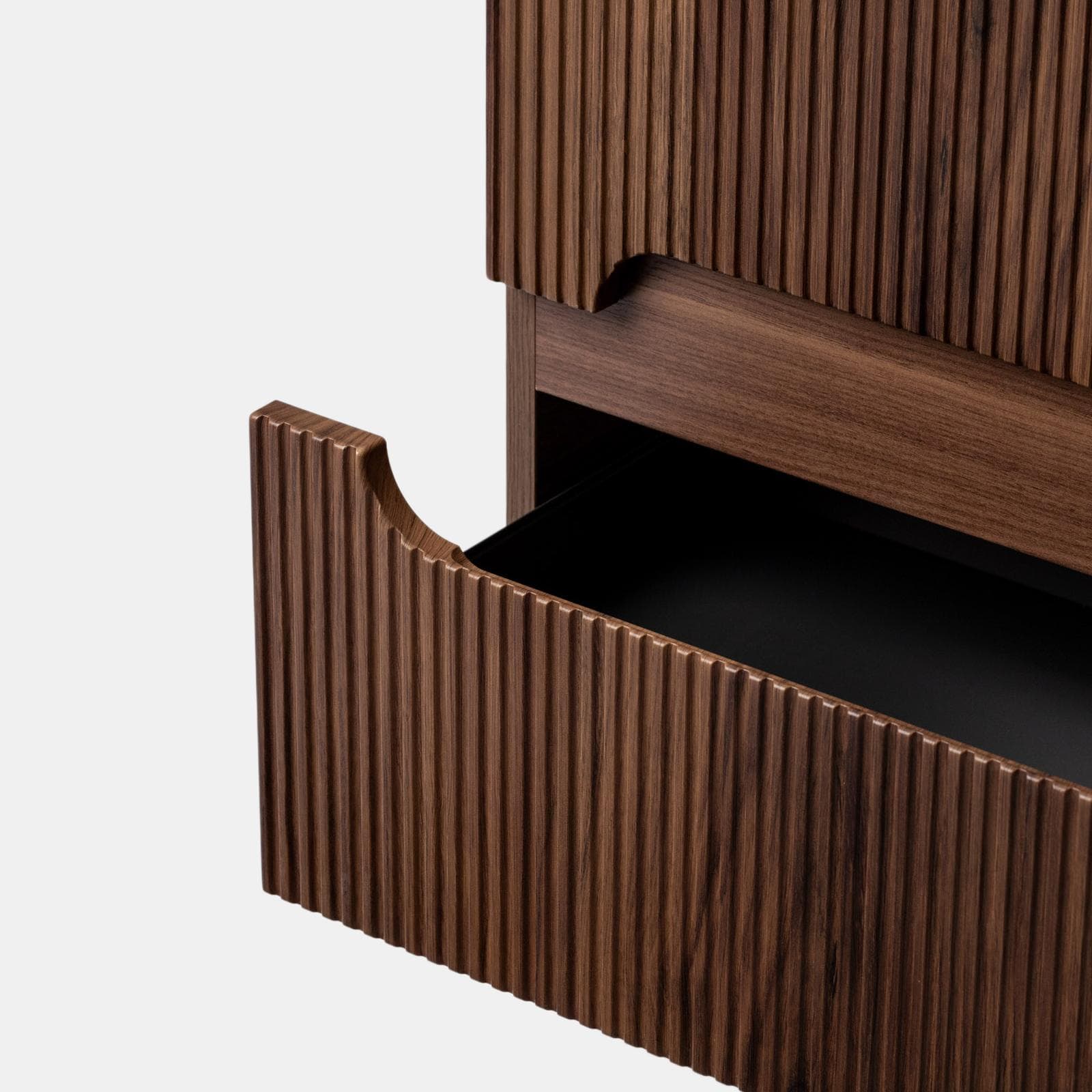 Mobile bagno sospeso 120 cm cannettato rovere deciso con top e specchio - Tayga