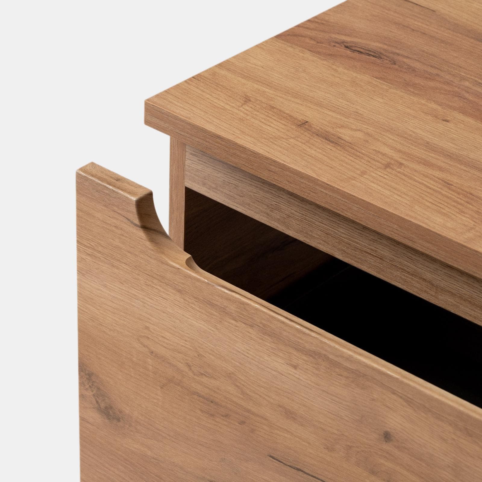 Mobile bagno sospeso 120 cm rovere gold con top e specchio - Sleek