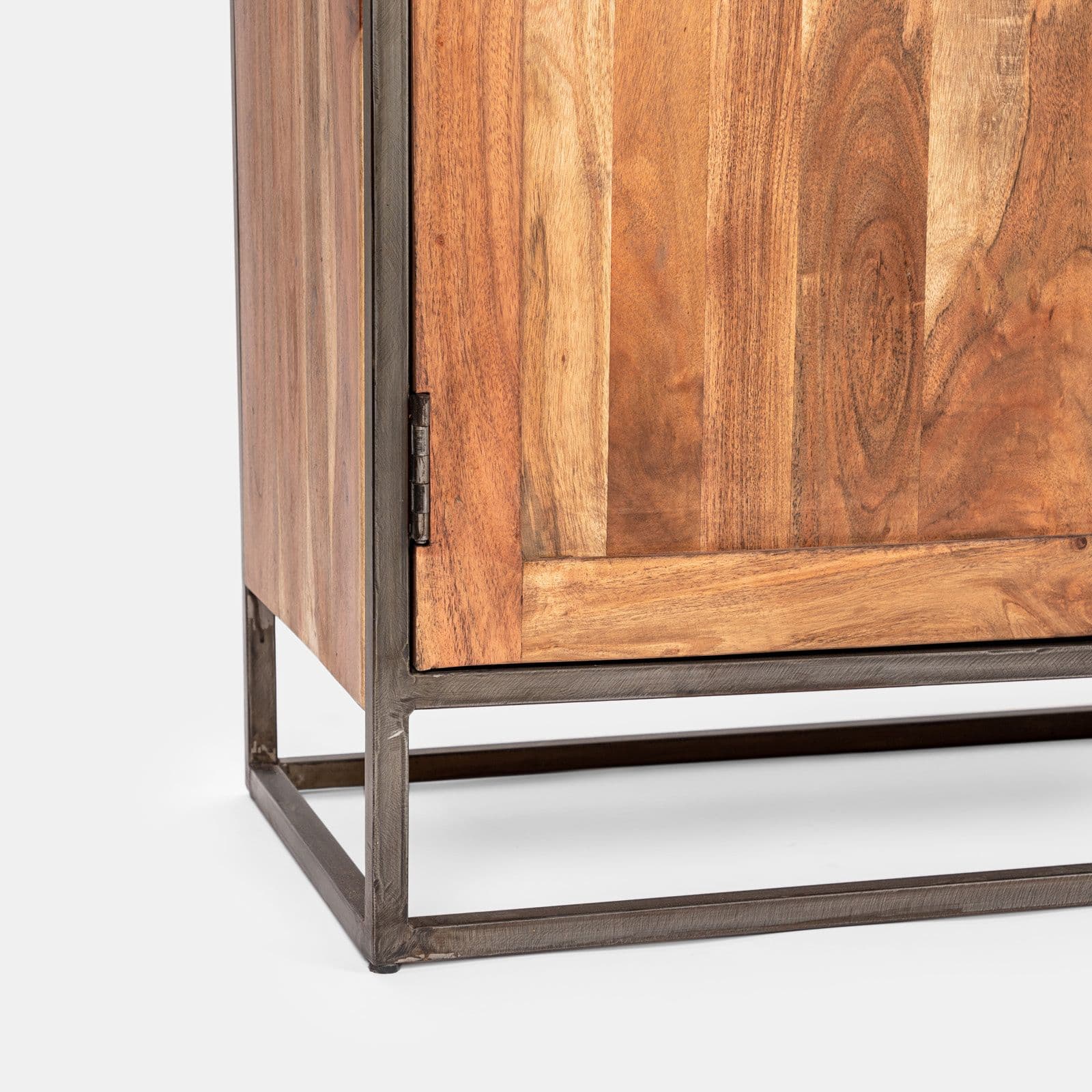 Madia 150x40 cm in legno di acacia e metallo - Freia Acacia