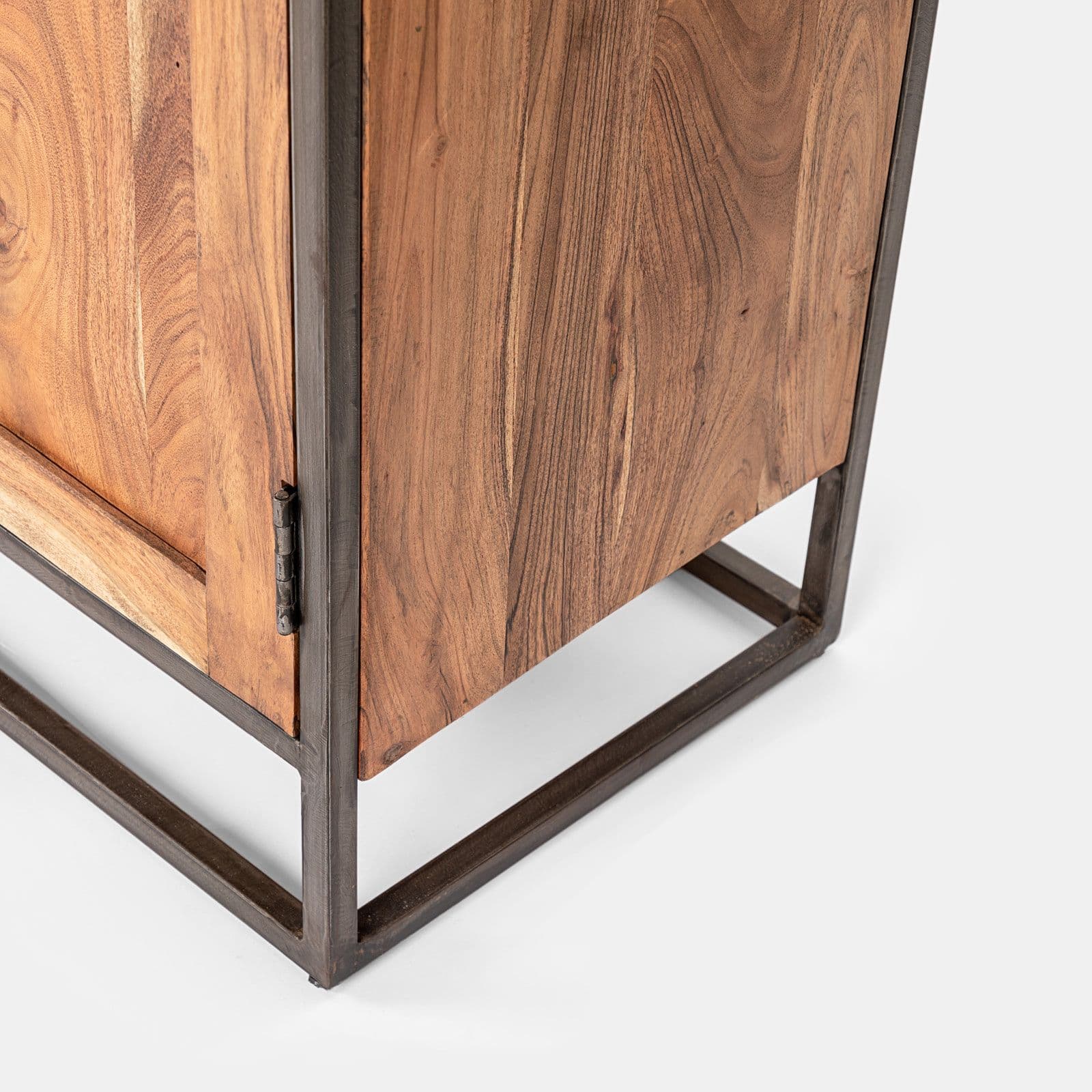 Madia 150x40 cm in legno di acacia e metallo - Freia Acacia