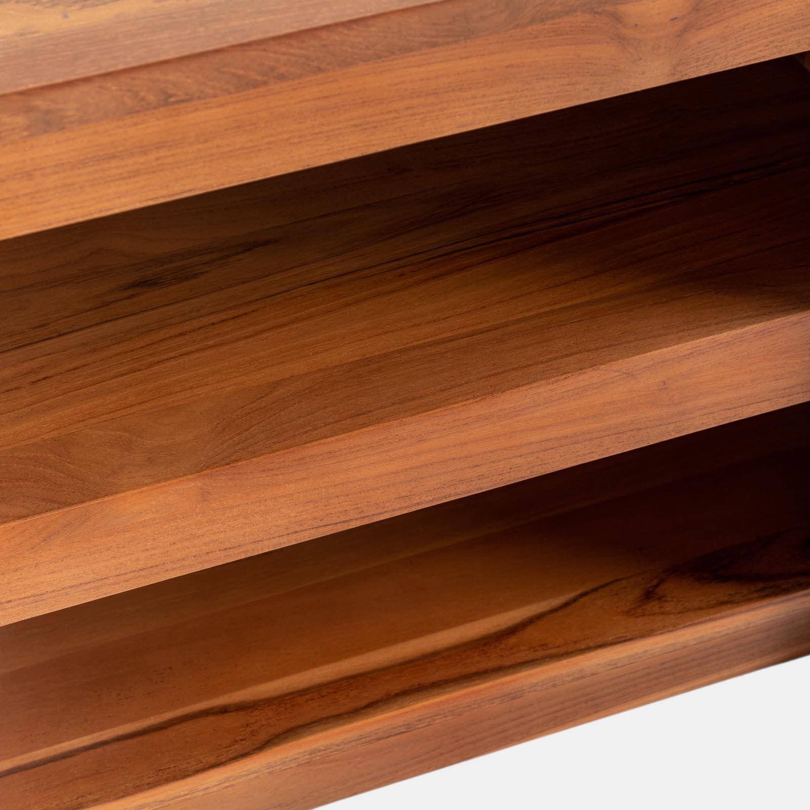 Mobile da bagno sospeso 90 cm in teak - Kuna