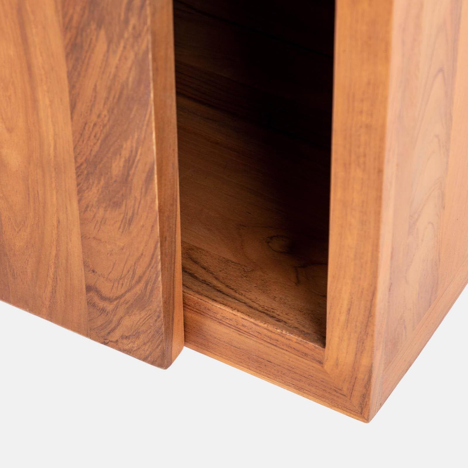Mobile da bagno sospeso 90 cm in teak - Kuna