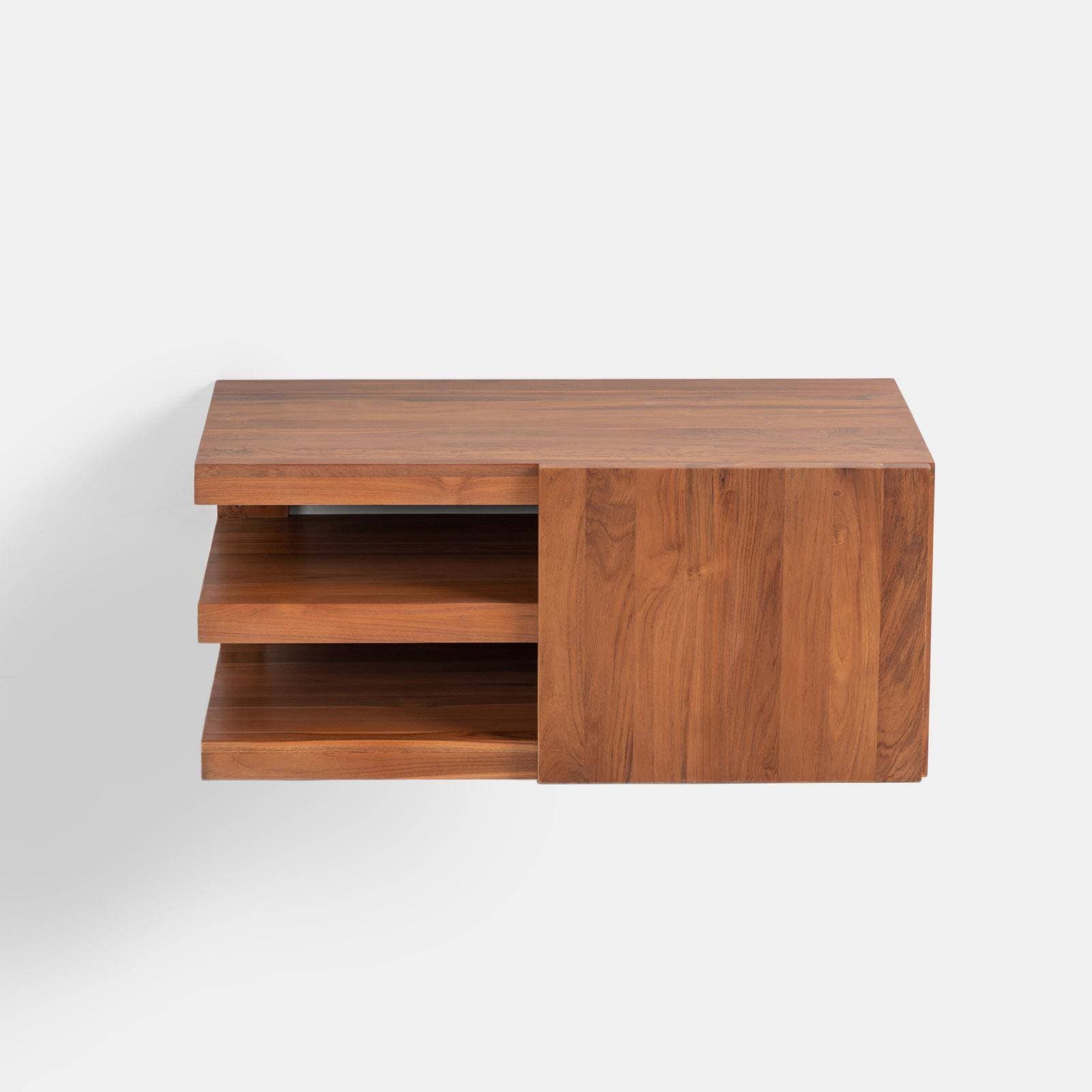 Mobile da bagno sospeso 90 cm in teak - Kuna