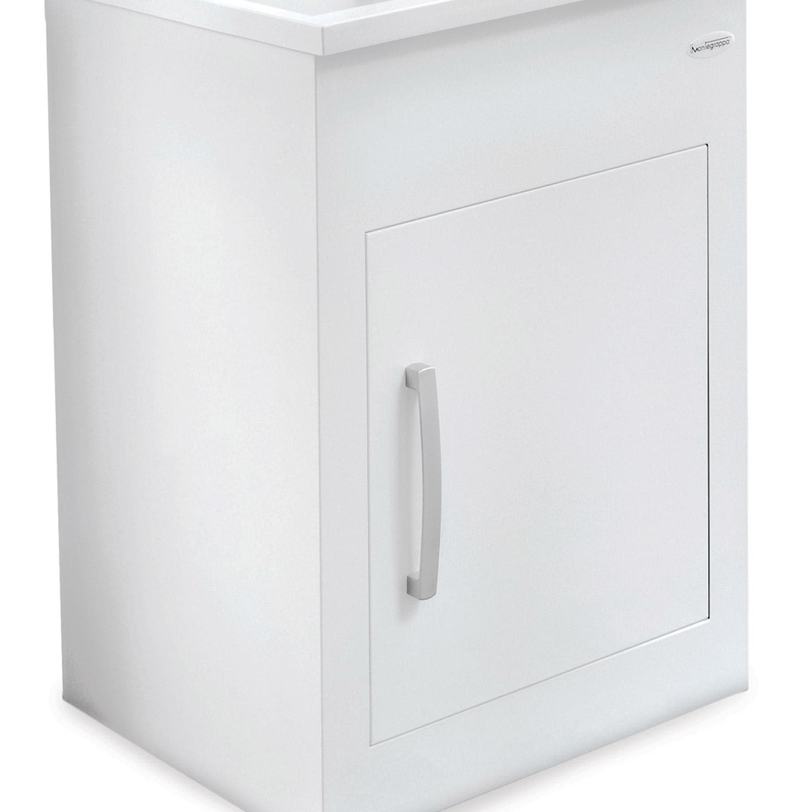 Mobile da esterno lavatoio Montegrappa Still 60x50x85h cm bianco vasca termoplastico