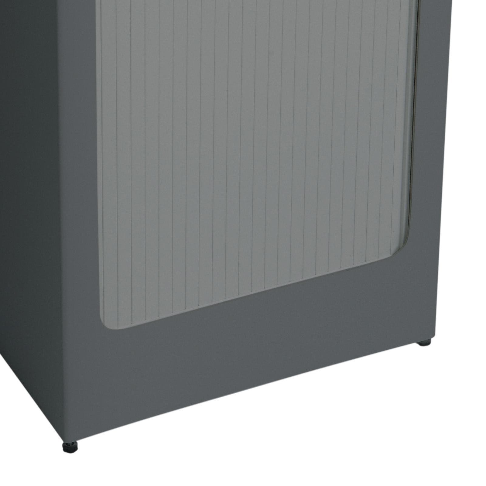 Mobile lavatoio grigio Lavacril Colavene 50x50x87h cm con vasca e serranda laterale a scomparsa