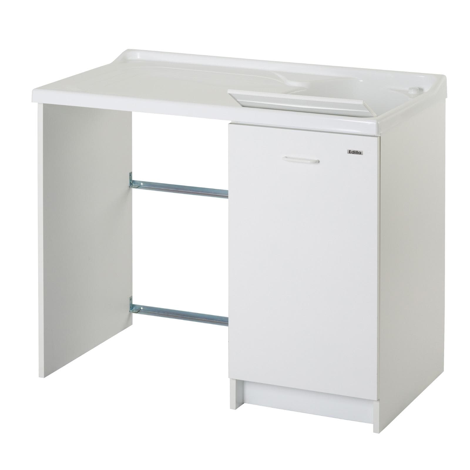 Mobile Montegrappa coprilavatrice sinistro + lavatoio a destra linea Edilla 109x60x89h cm
