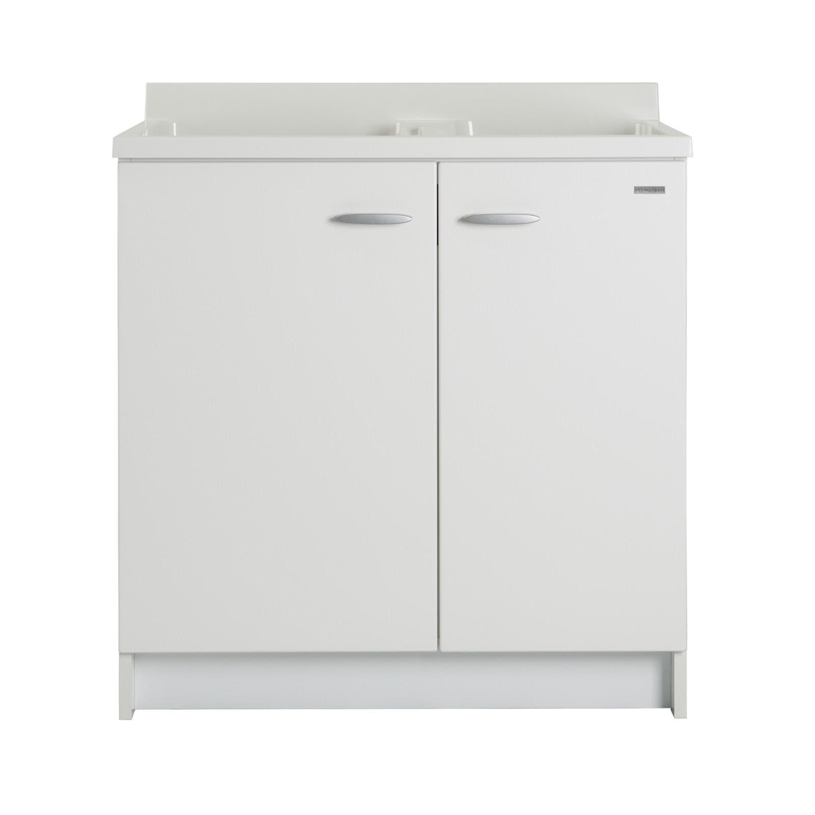 Mobile Montegrappa lavatoio linea Marella vasca termoplastica mobile doppia anta cm 80x60x85 h
