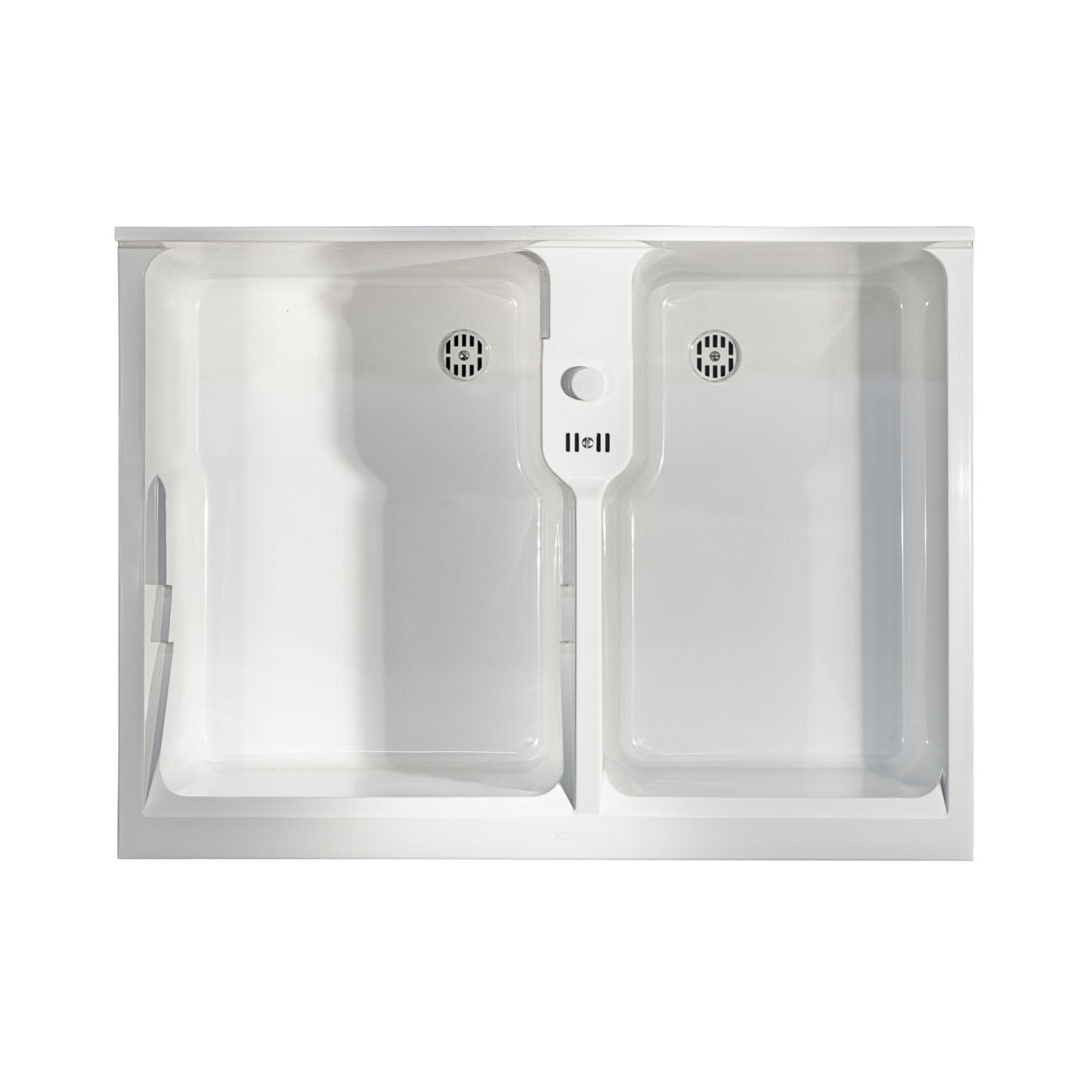 Mobile Montegrappa lavatoio linea Marella vasca termoplastica mobile doppia anta cm 80x60x85 h