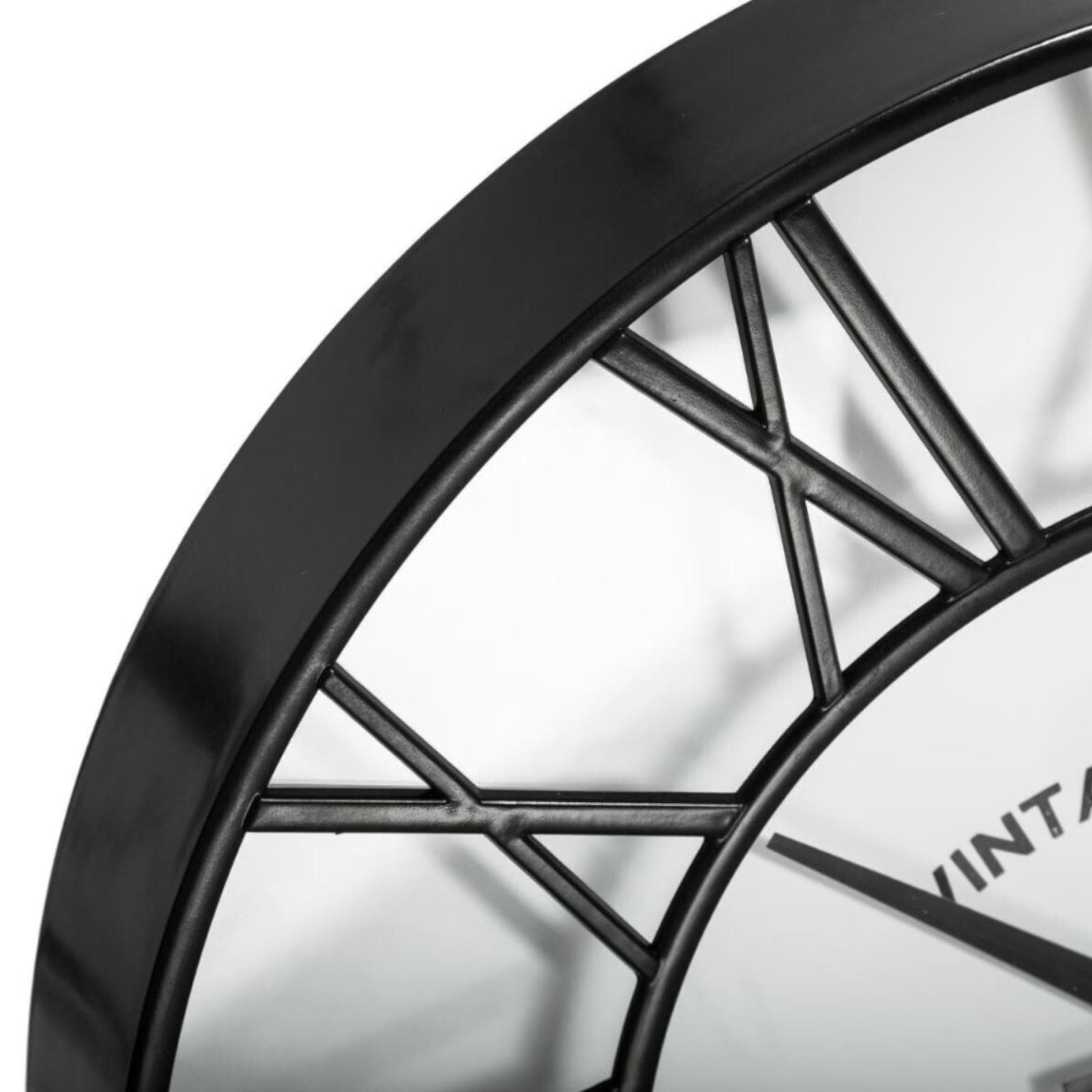 Orologio da parete rotondo 35 nero