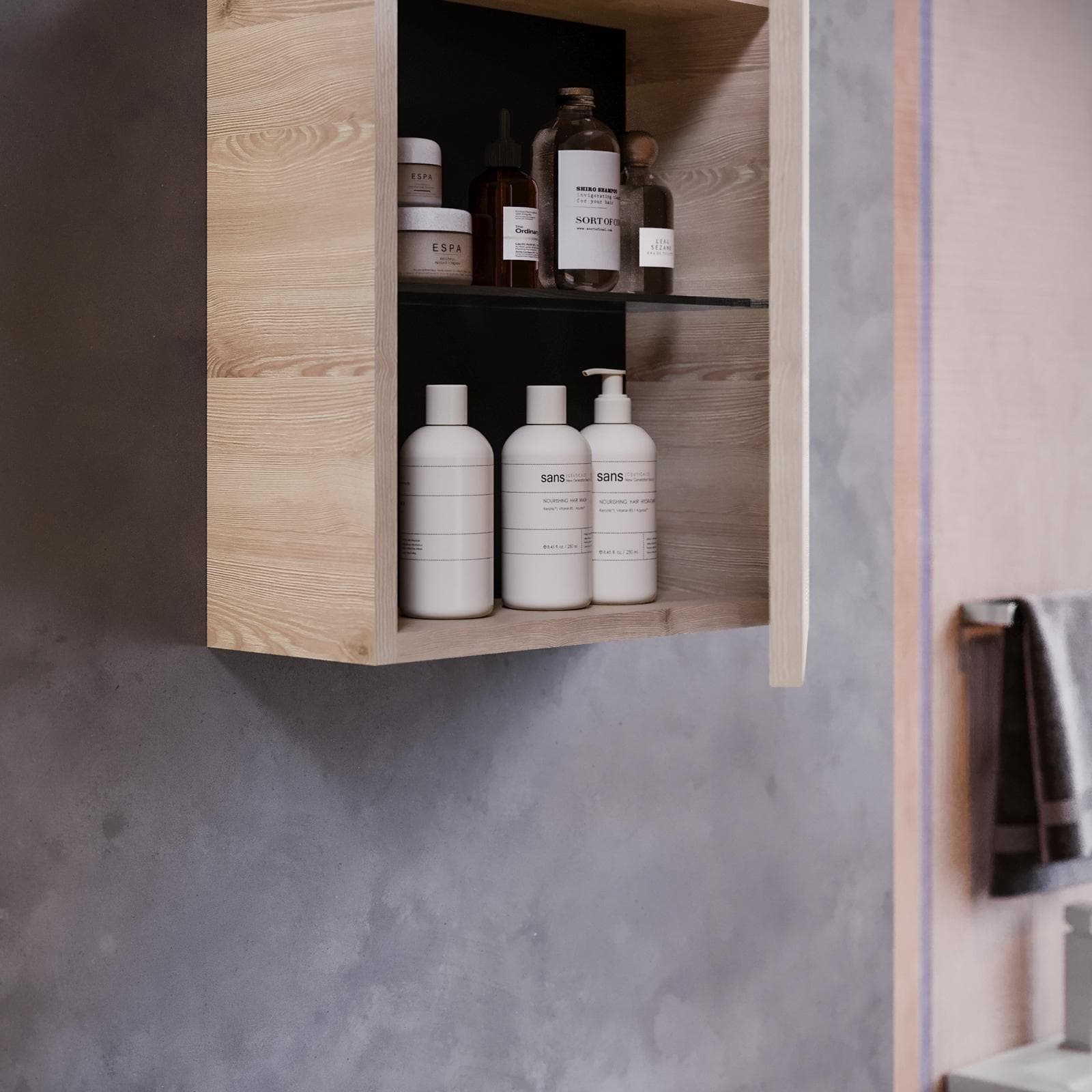 Pensile da bagno sospeso 30x40 h cm rovere atlas - Union