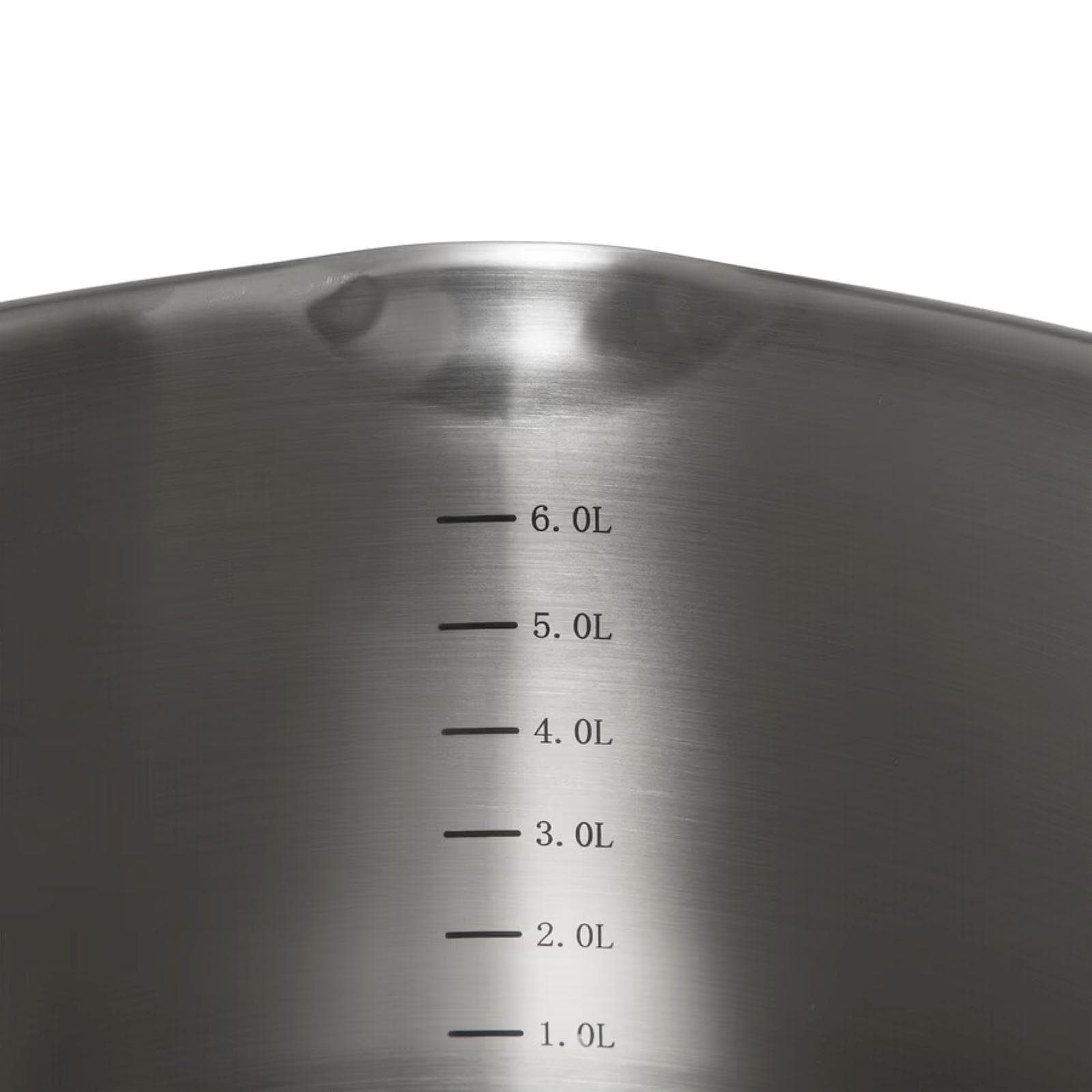 Pentola 28x22h cm in acciaio inox cromo con coperchio in vetro - Veralux