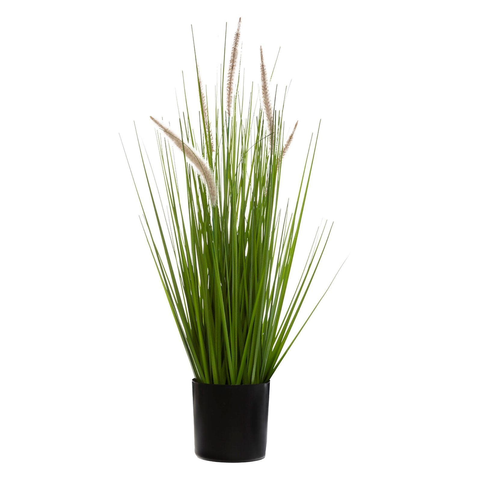 Pianta artificiale mazzo di erba 70h cm con vaso