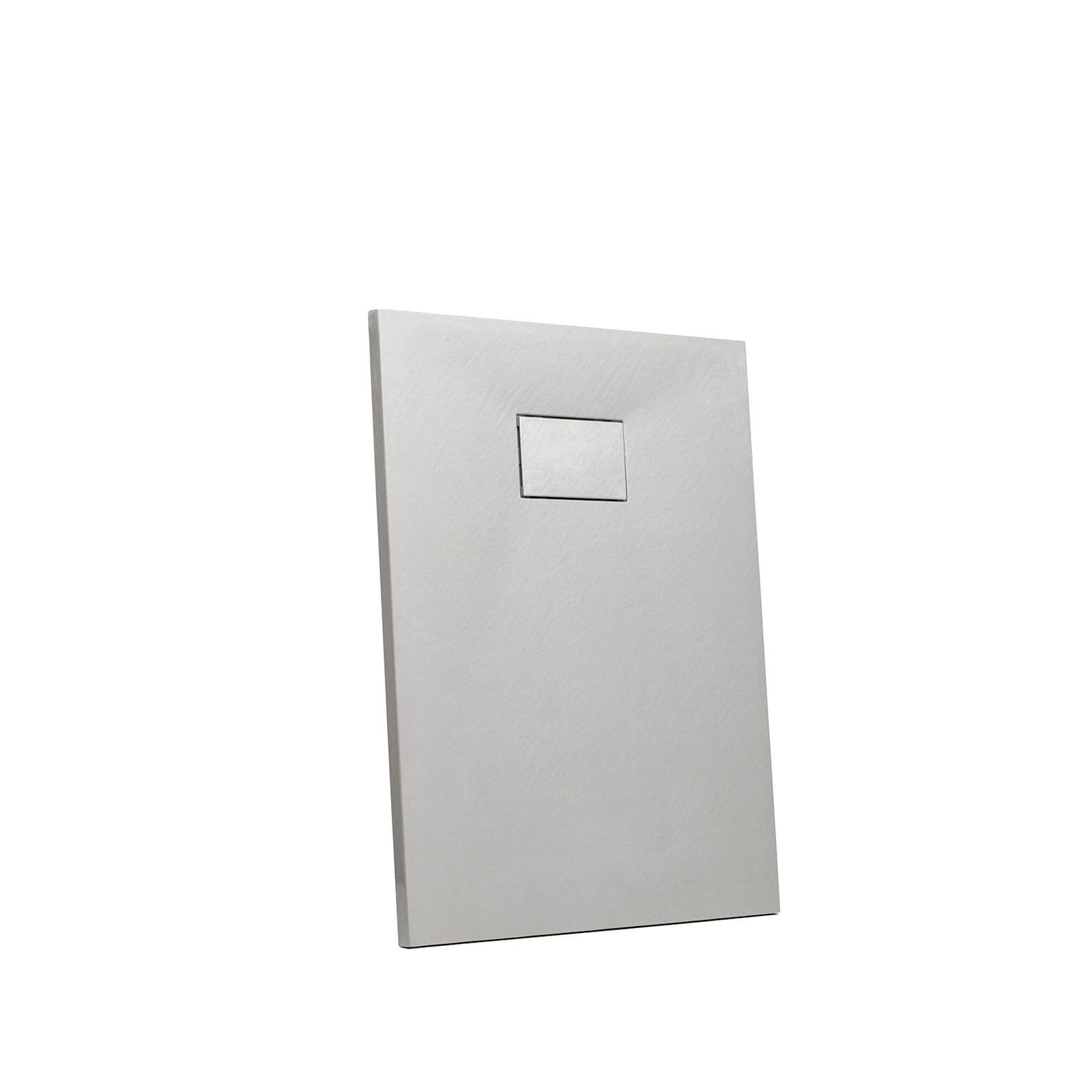 Piatto doccia 90x80 cm ultraslim riducibile grigio effetto pietra - Rok