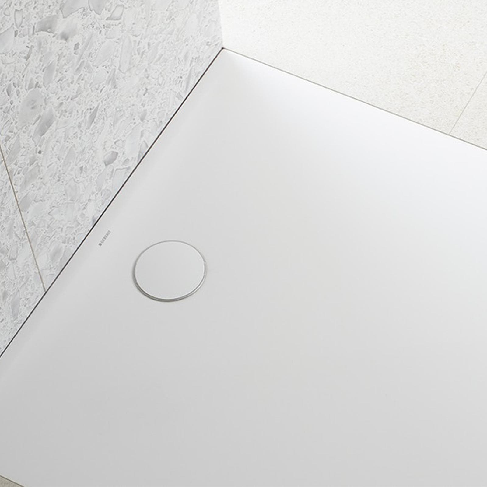 Piatto doccia 80x170 cm bianco satinato Serie Olona - Geberit