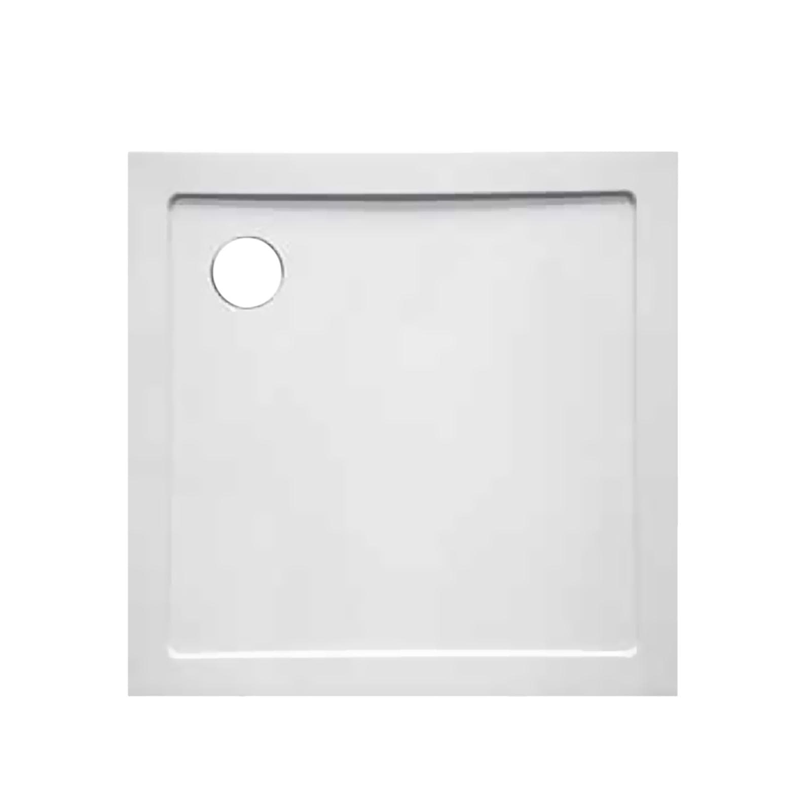 Piatto doccia 75x75 cm ultrapiatto altezza 3,5 cm in policril - Prist