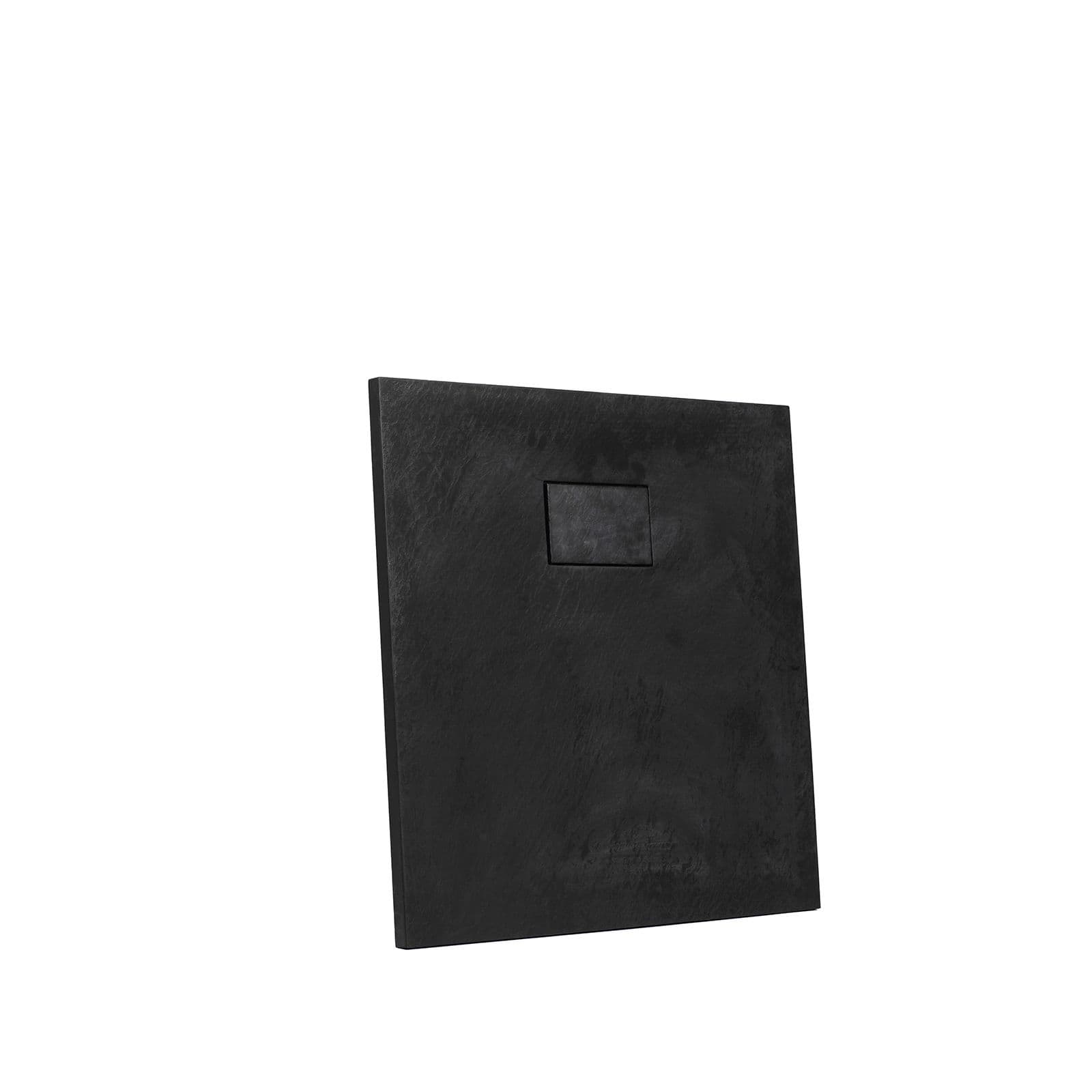 Piatto doccia 80x80 cm ultraslim riducibile nero effetto pietra - Rok