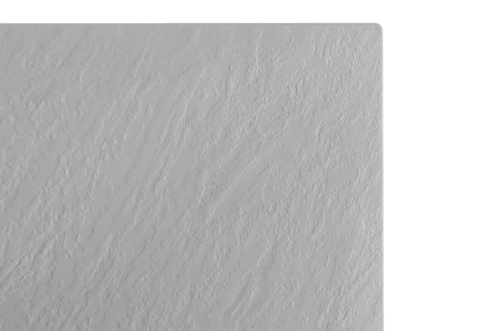 Piatto doccia 160x70 cm ultraslim riducibile grigio effetto pietra - Rok