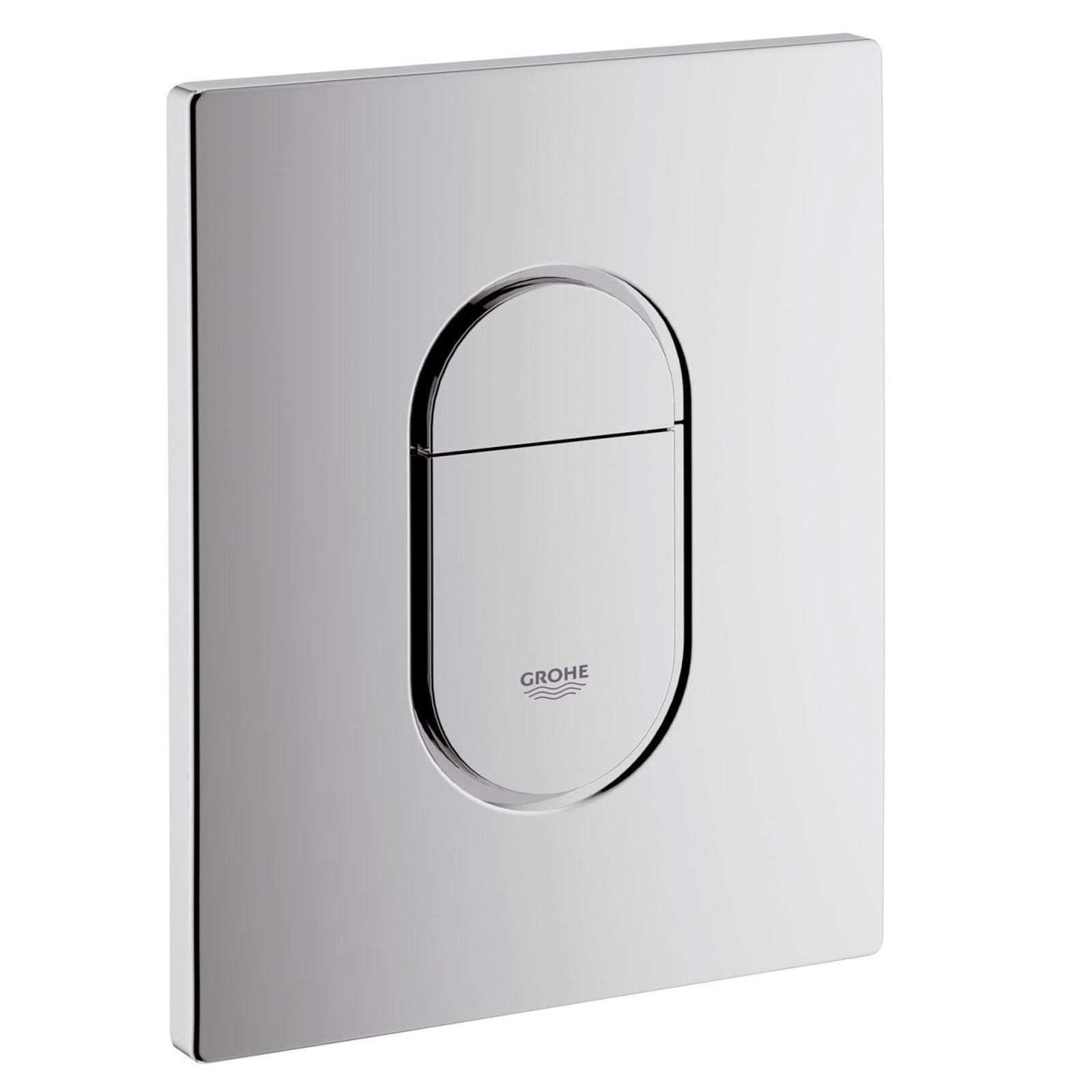 Placca Grohe per cassetta di scarico wc verticale Arena finitura cromata