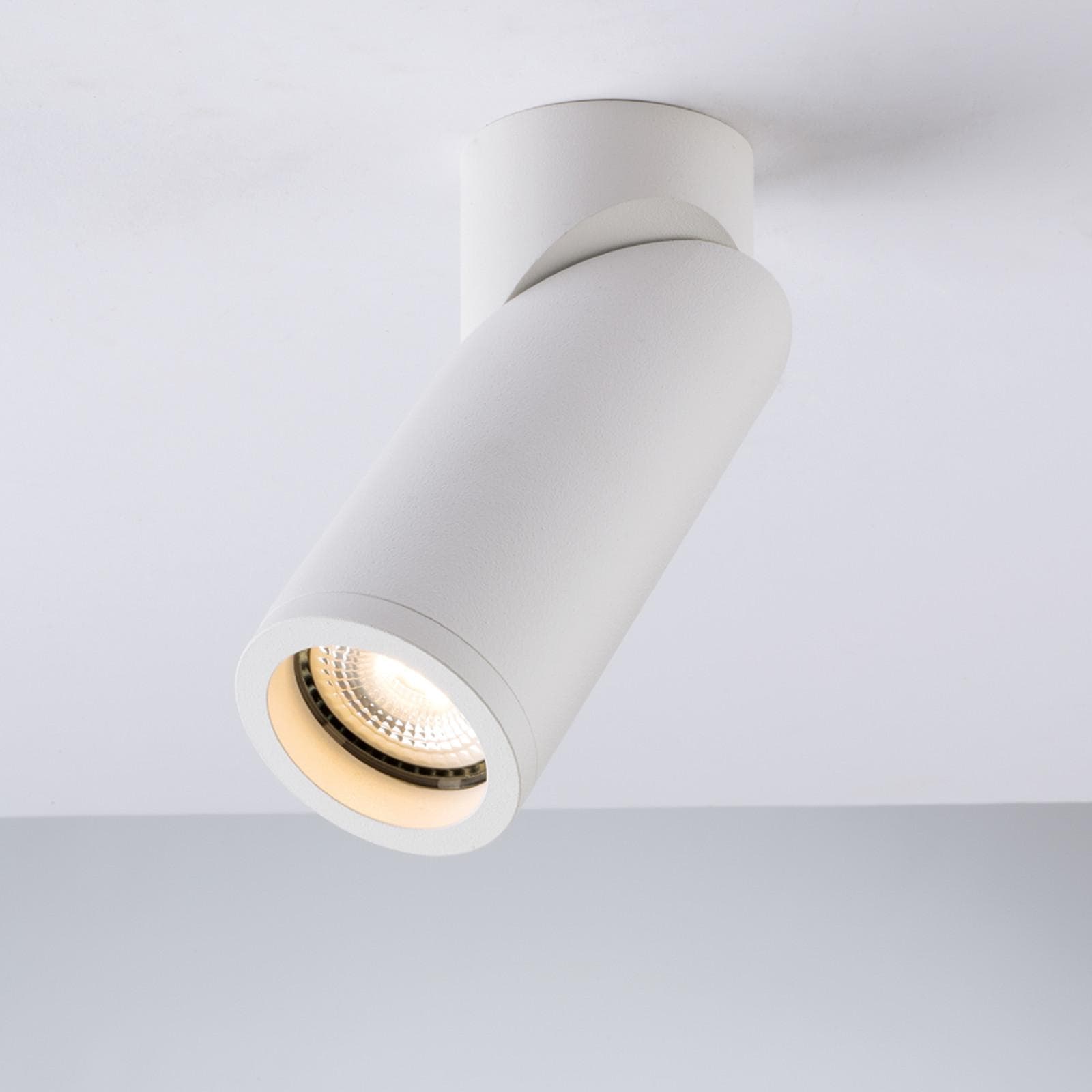 Plafoniera da interno 6x15,5 cm in alluminio bianco