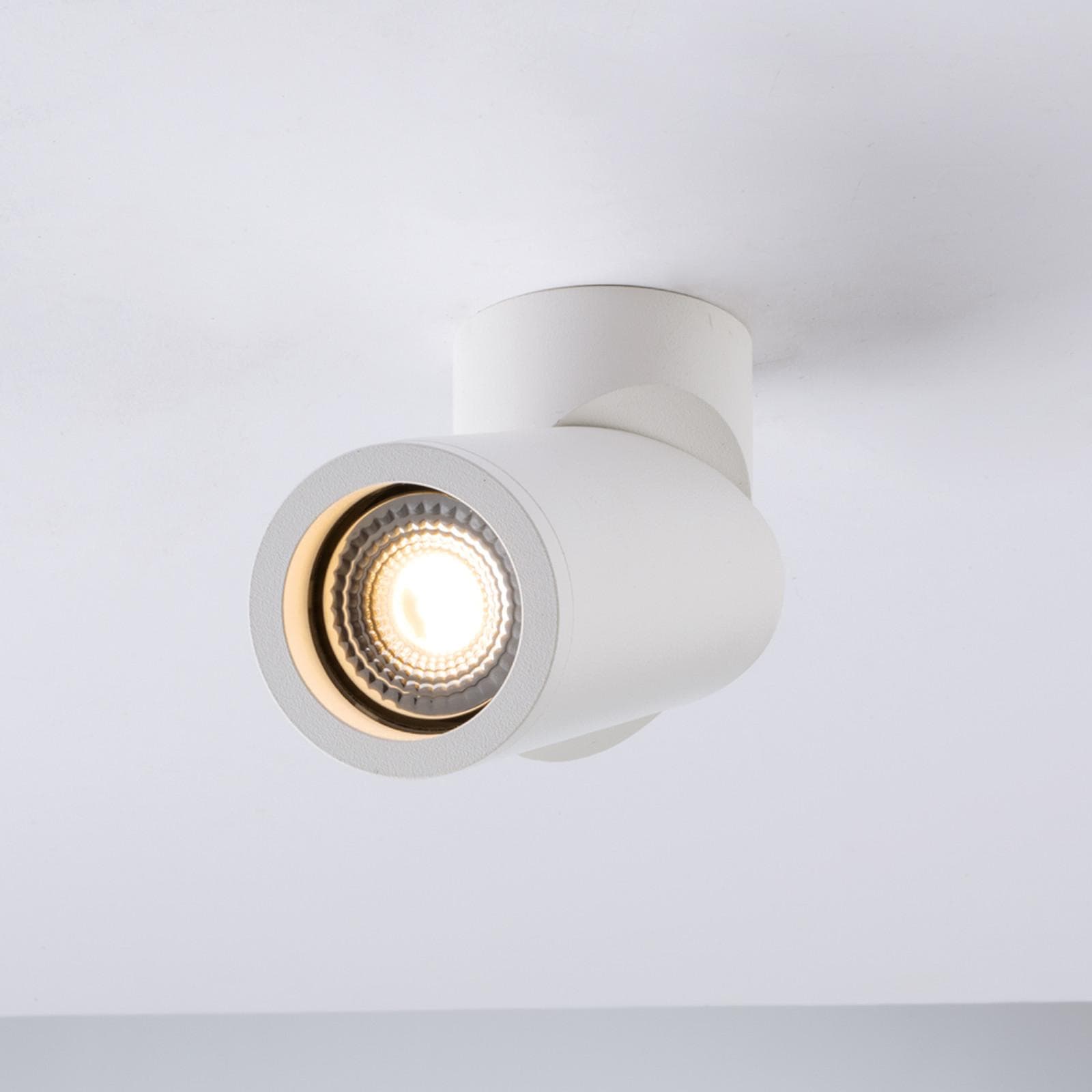 Plafoniera da interno 6x15,5 cm in alluminio bianco