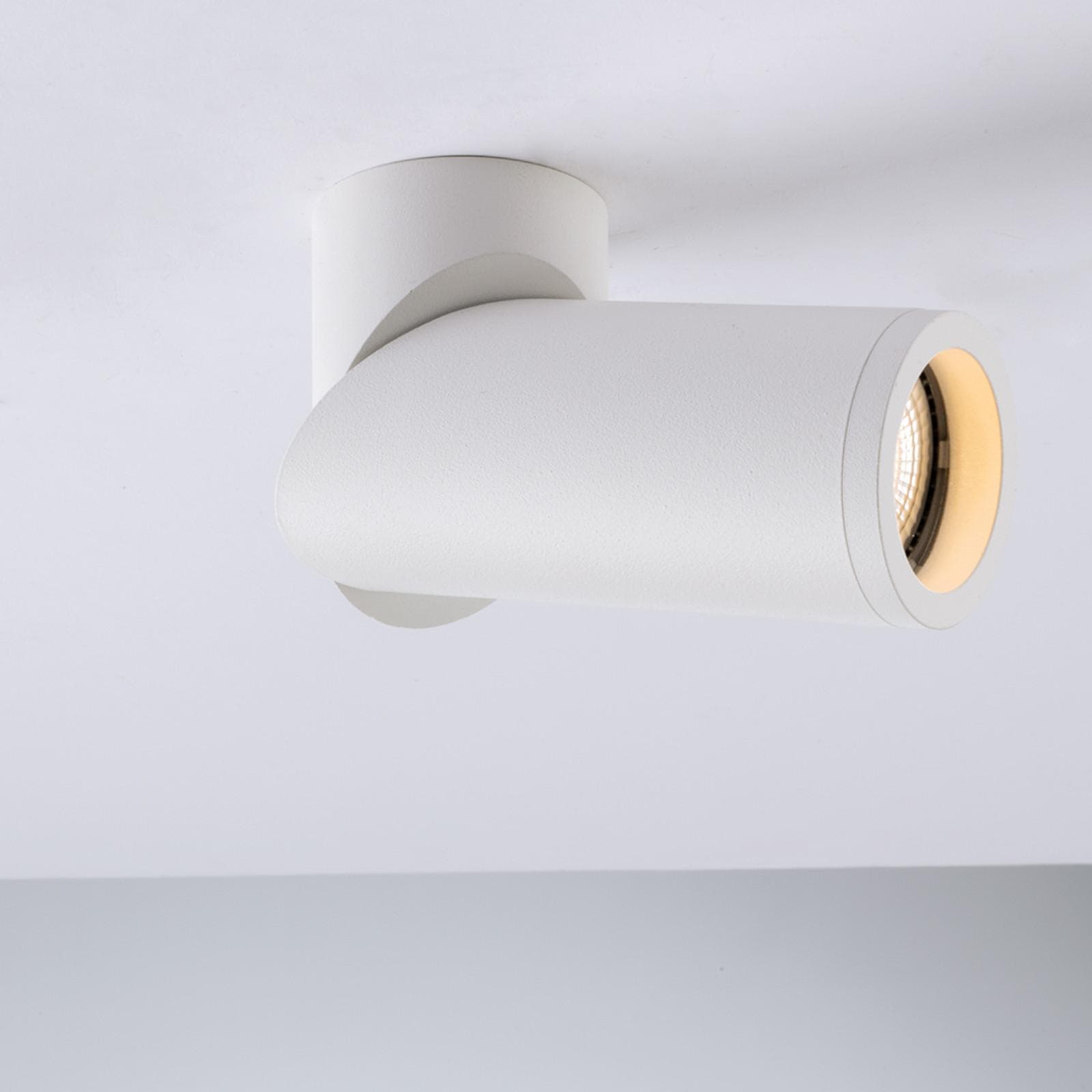 Plafoniera da interno 6x15,5 cm in alluminio bianco