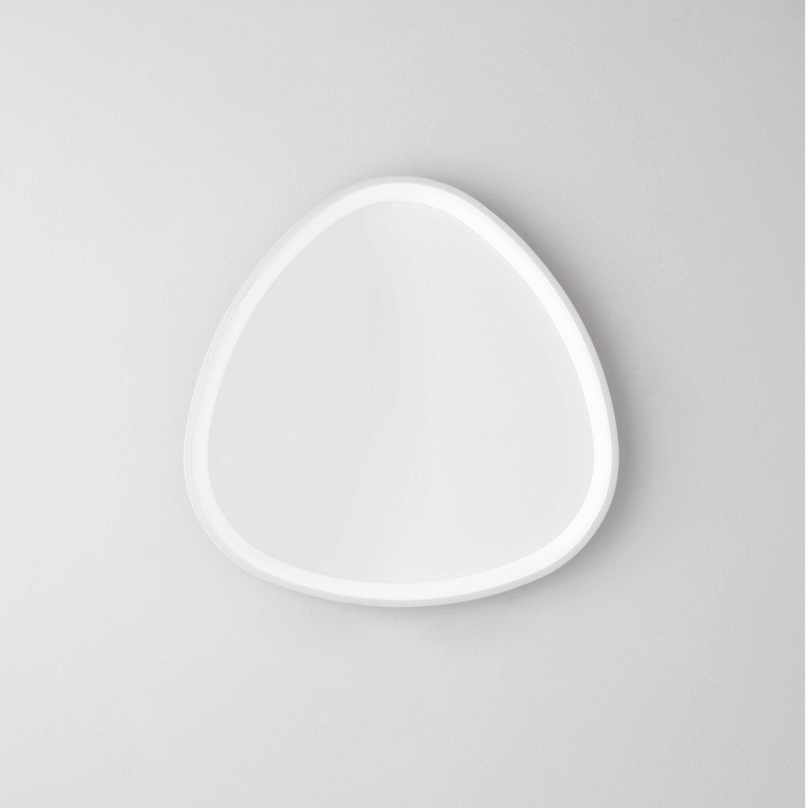Plafoniera diametro 45 cm in alluminio bianco
