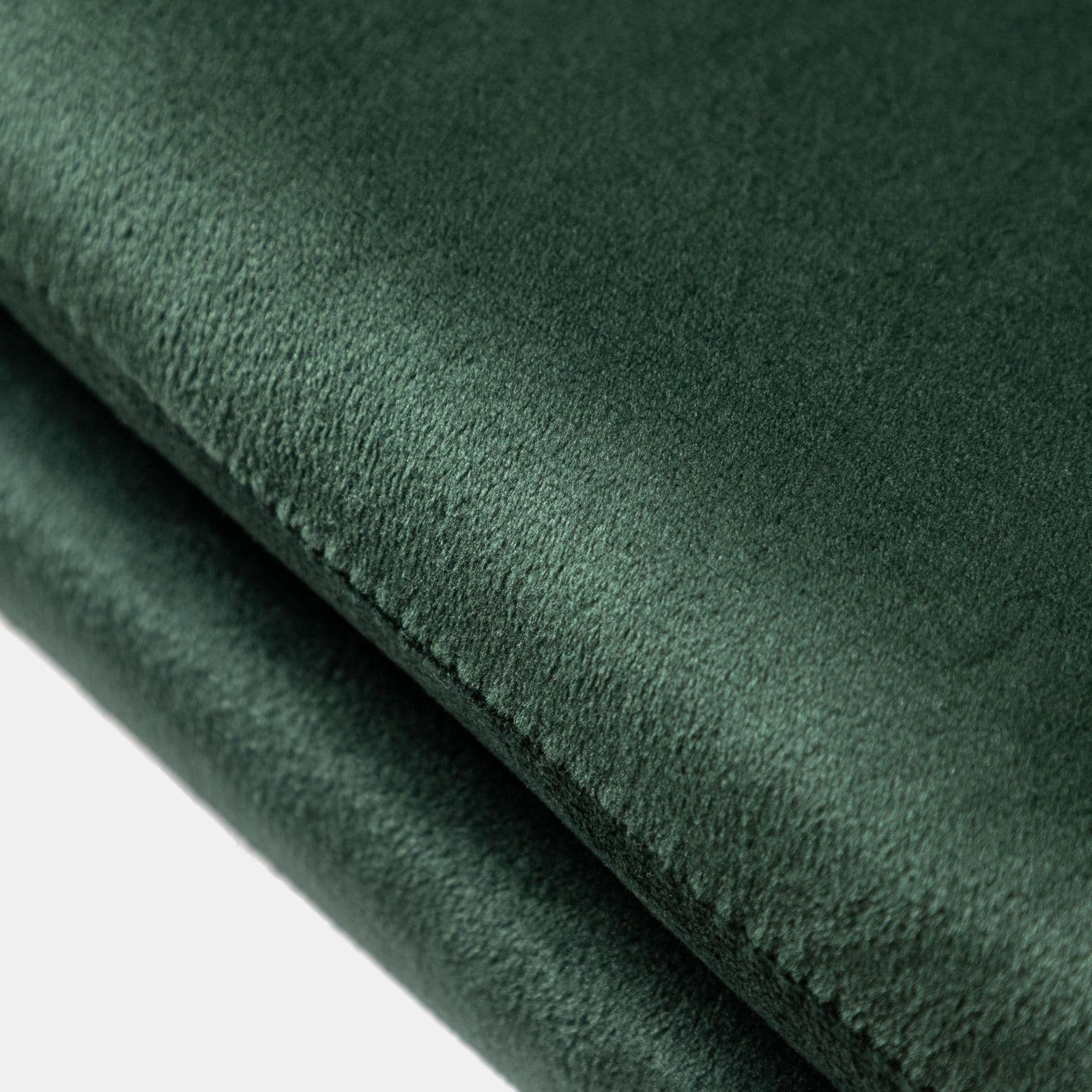 Poltrona da ufficio girevole in velluto verde con base cromata - Smith