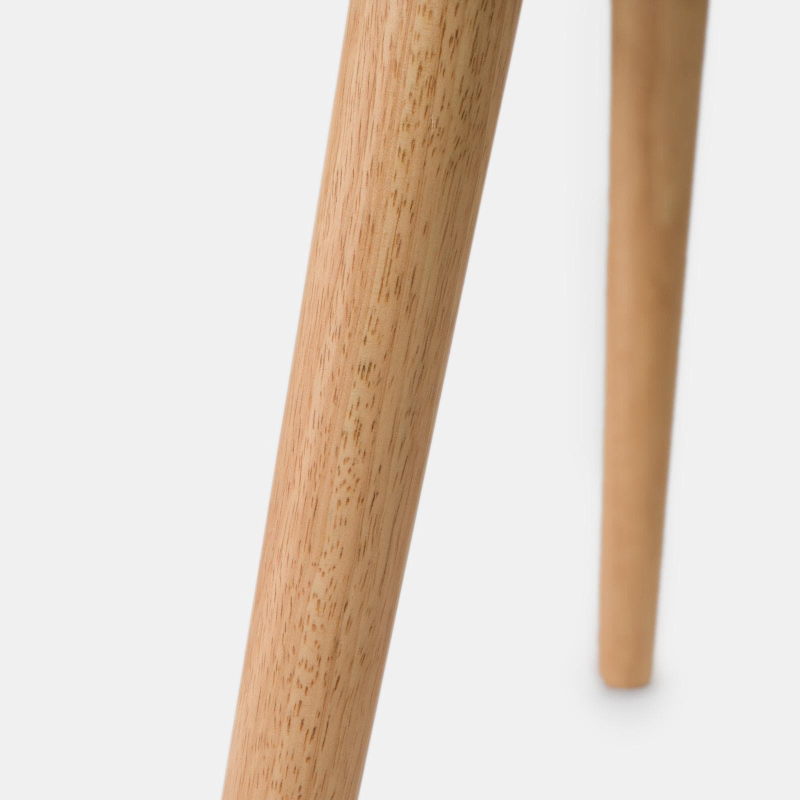 Poltrona in ciniglia verde con gambe in legno - Briette