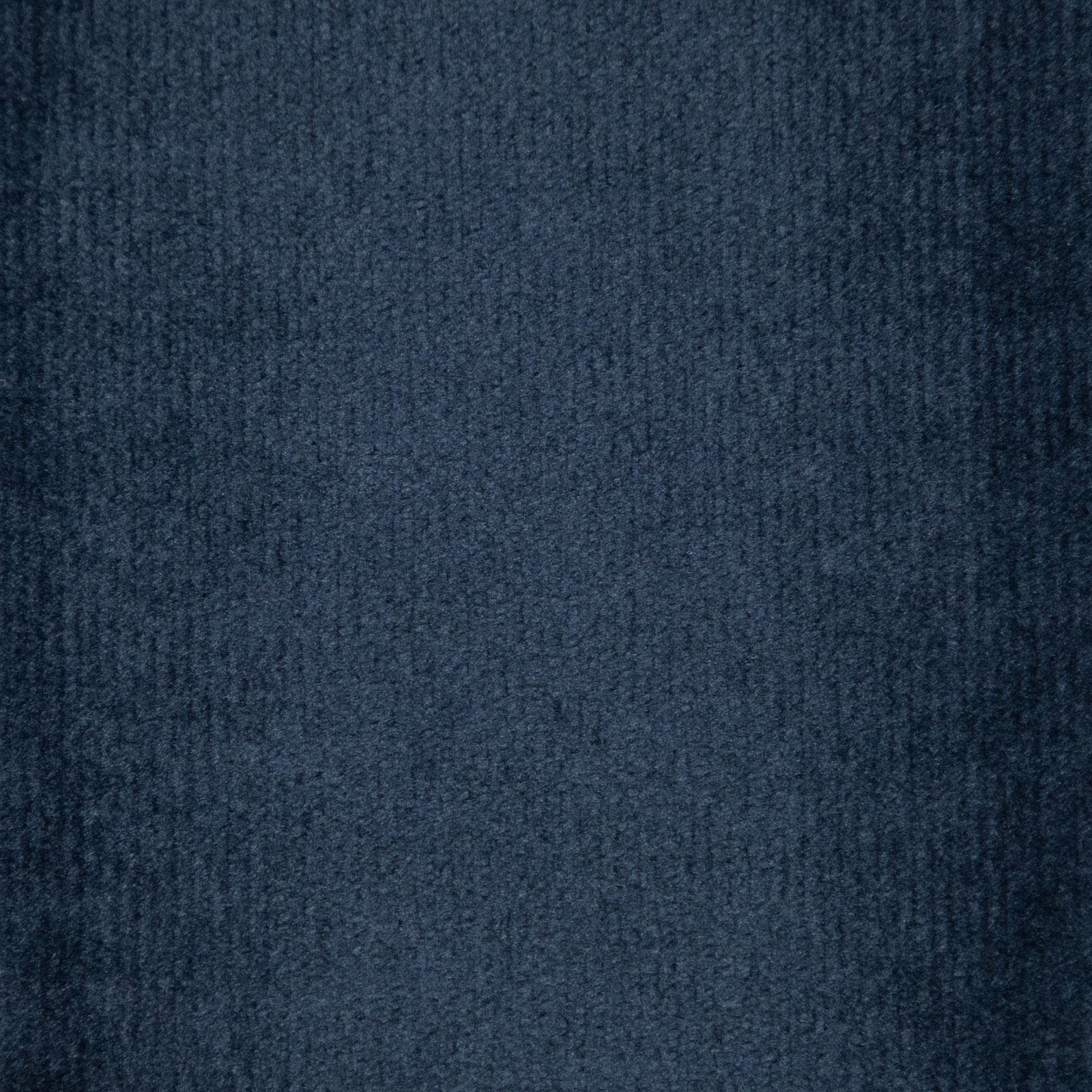 Poltrona in velluto trapuntato blu con gambe in metallo nero - Sulis