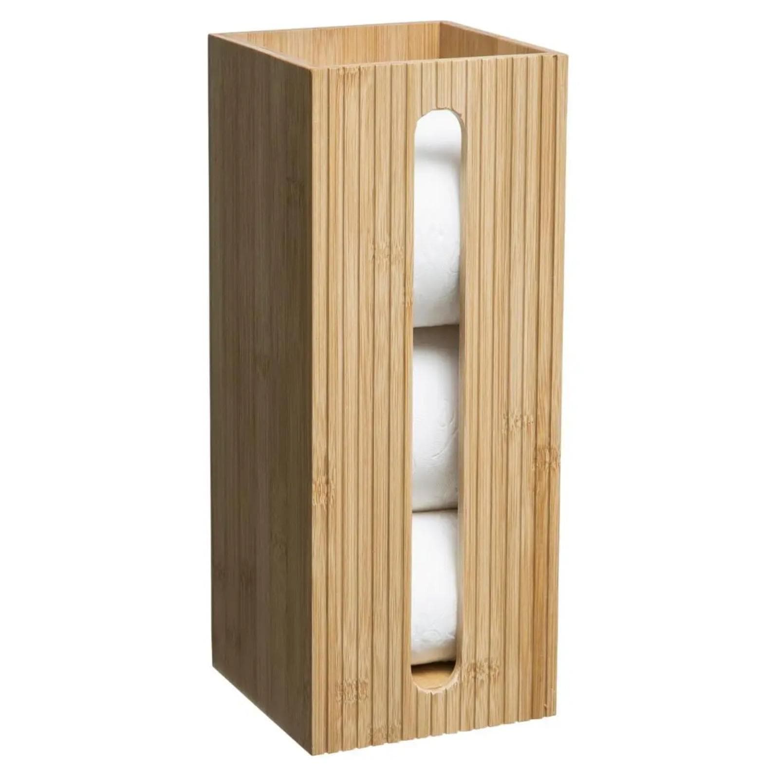 Portarotoli 36 h cm in bambù cannettato
